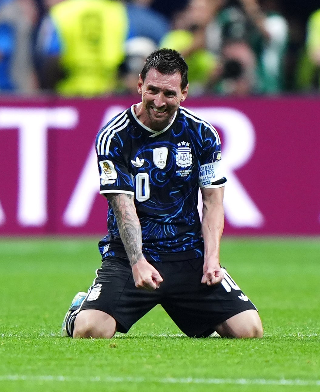 Lionel Messi led Argentina to a comeback win over England (PA Wire)
