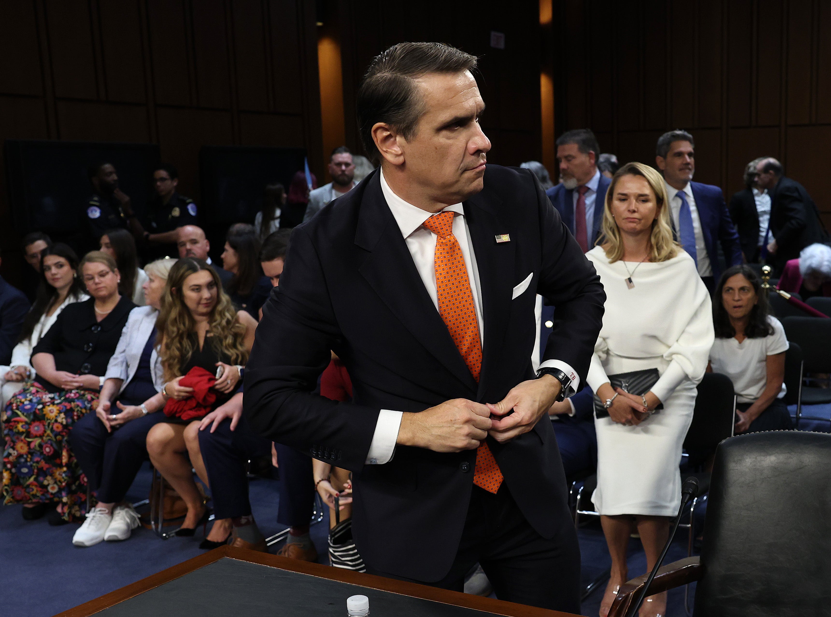 Blanche was grilled by Republicans on the DOJ ‘weaponization fund’ at his hearing. During a Sunday interview, he continued to insist it was dead