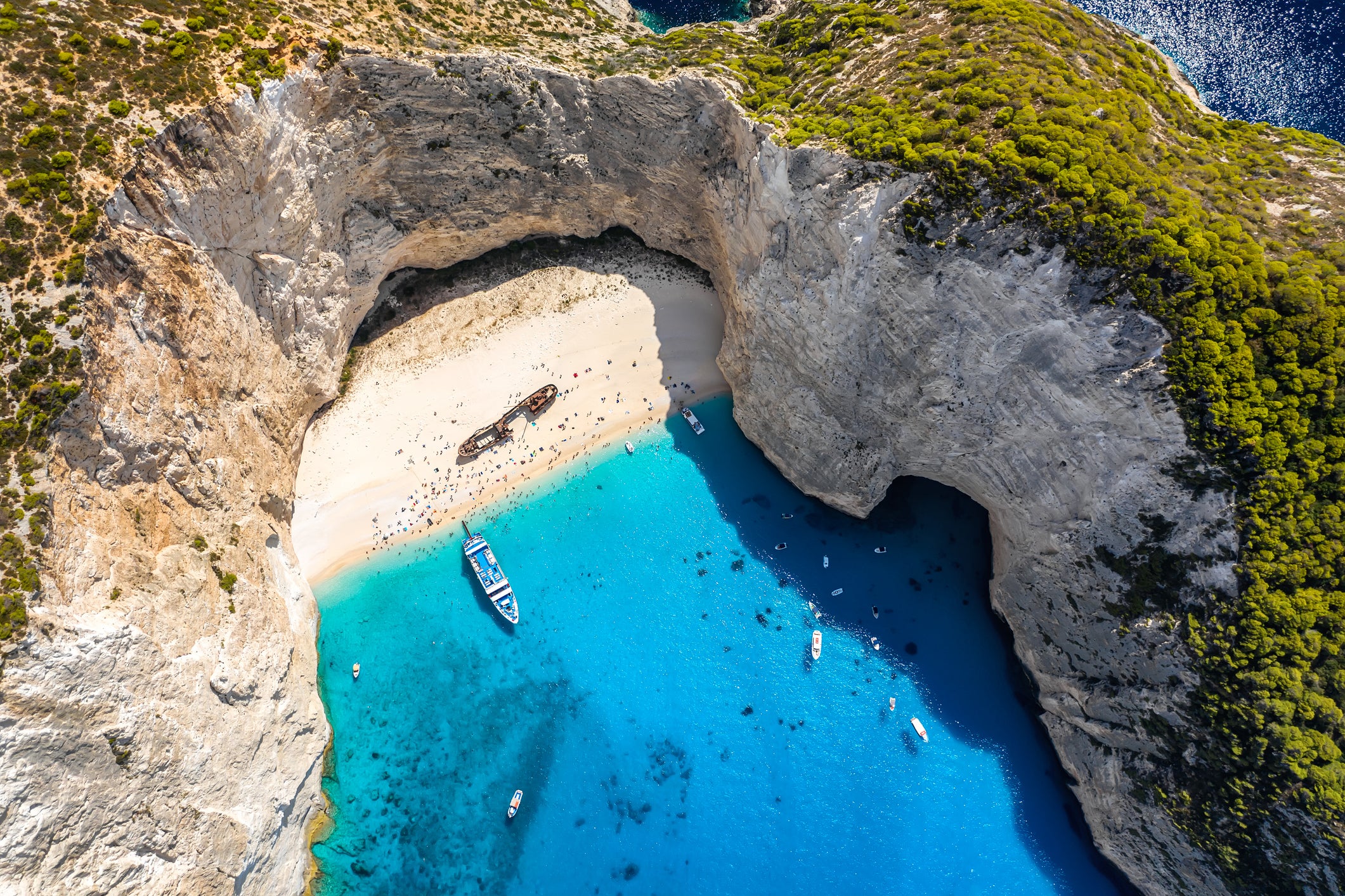 One of Greece’s most iconic beaches to be extended to save famous shipwreck