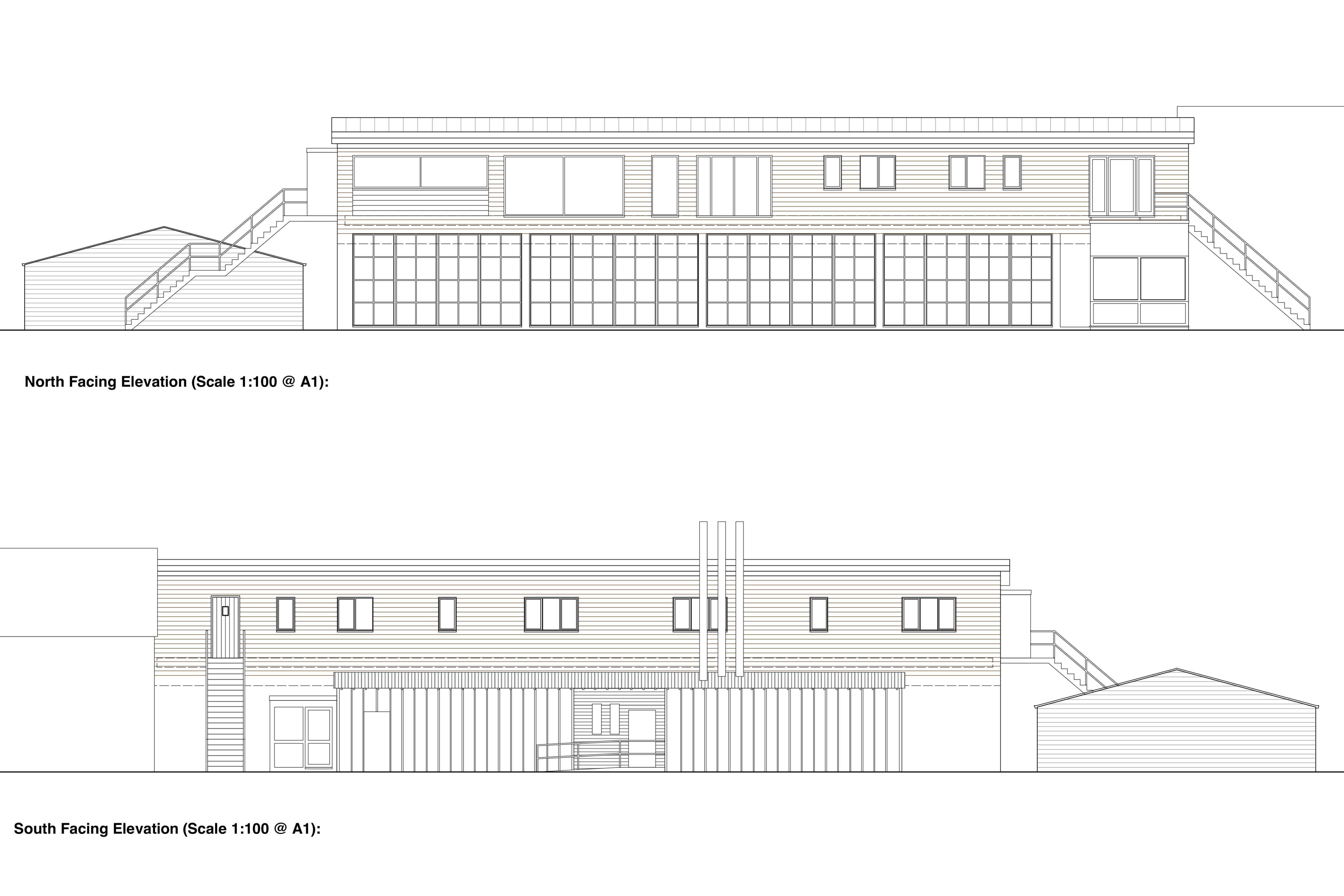 Plans for the staff accommodation