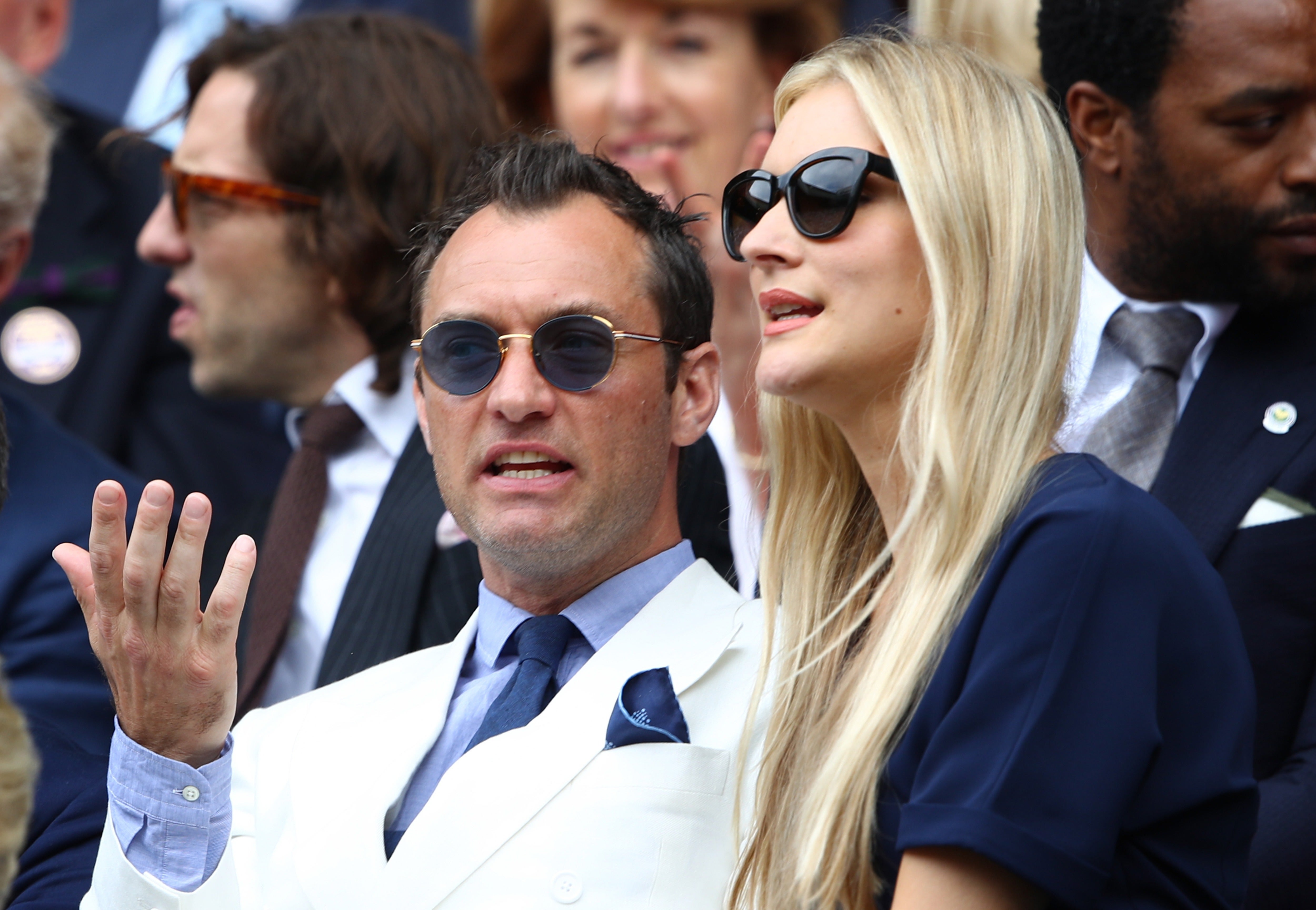 Jude Law, 53, with his wife Dr Phillipa Coan, who he married in 2019 and is roughly 15 years his junior