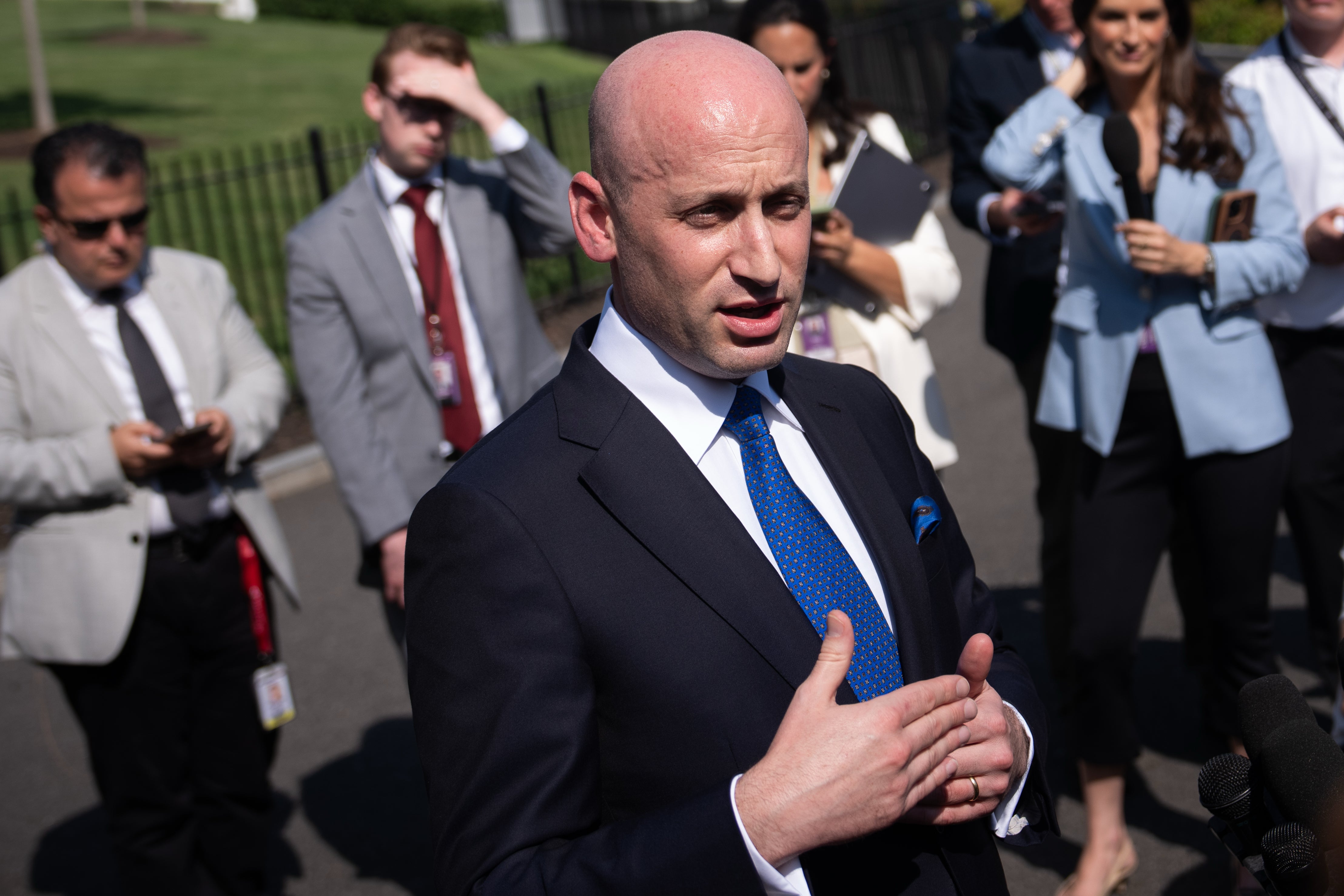 Heap was backed in the lawsuit by America First Legal, a conservative public interest group founded by Stephen Miller, a deputy chief of staff in the White House