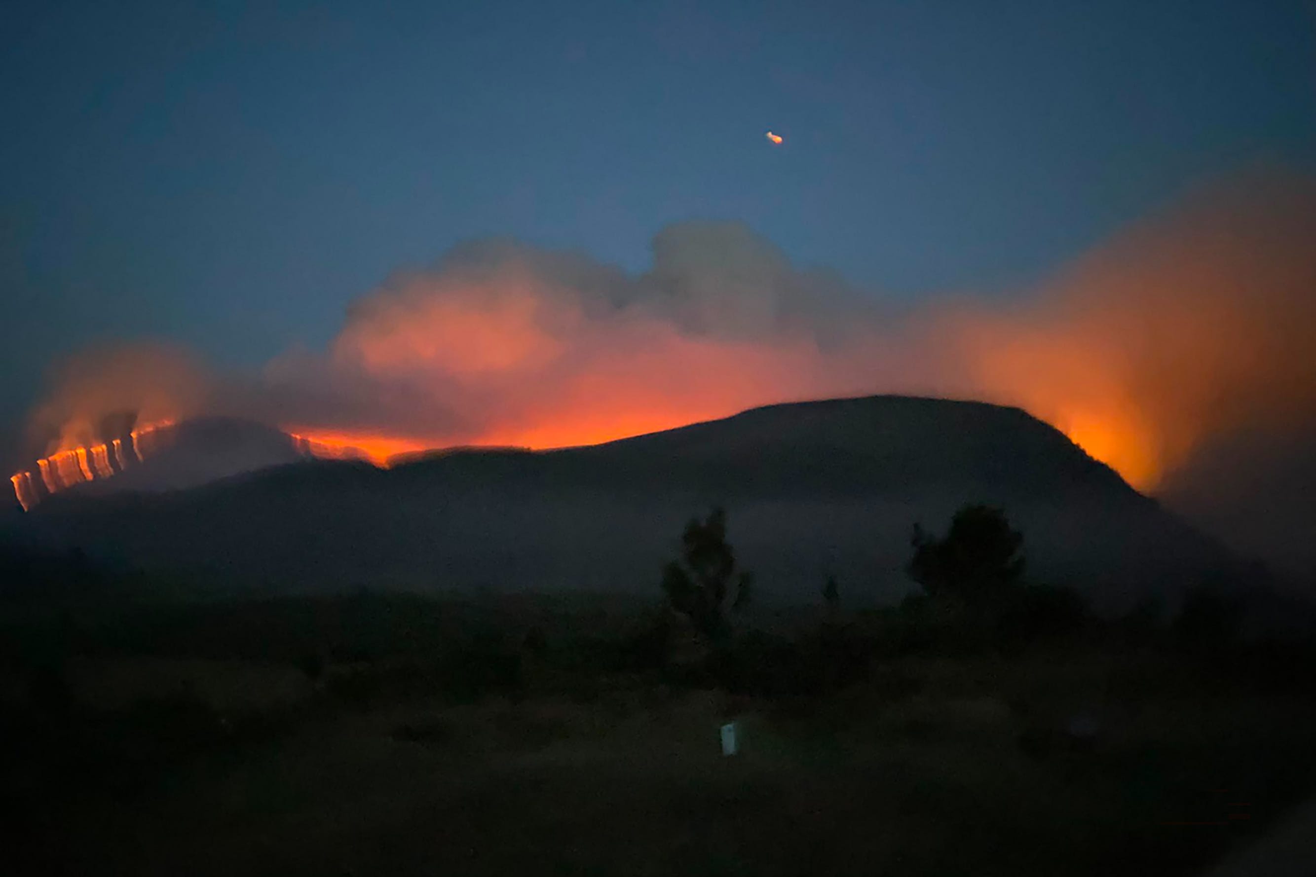 The fire has burnt through more than 740 acres of land (RSPB Scotland)