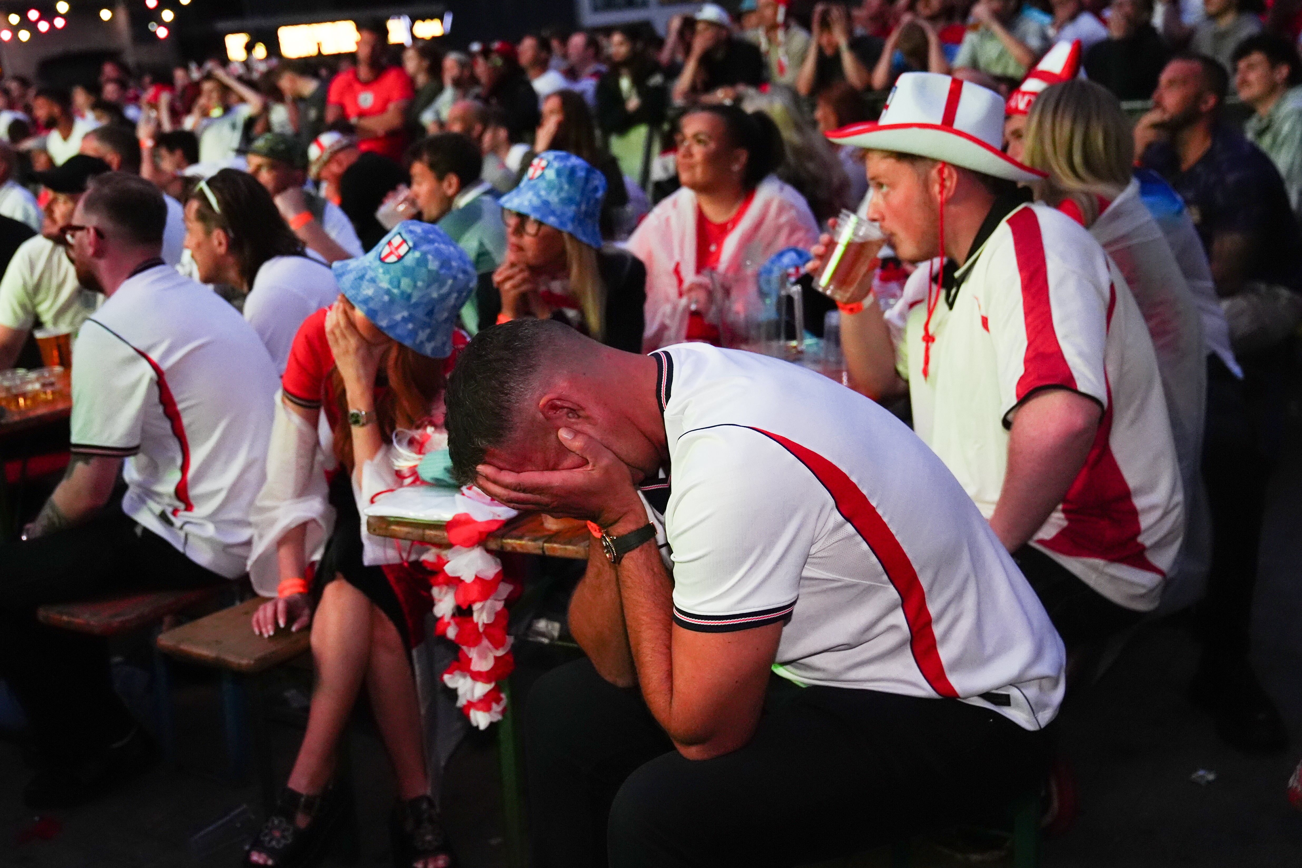 England were knocked out of the World Cup by Argentina at the semi-final stage
