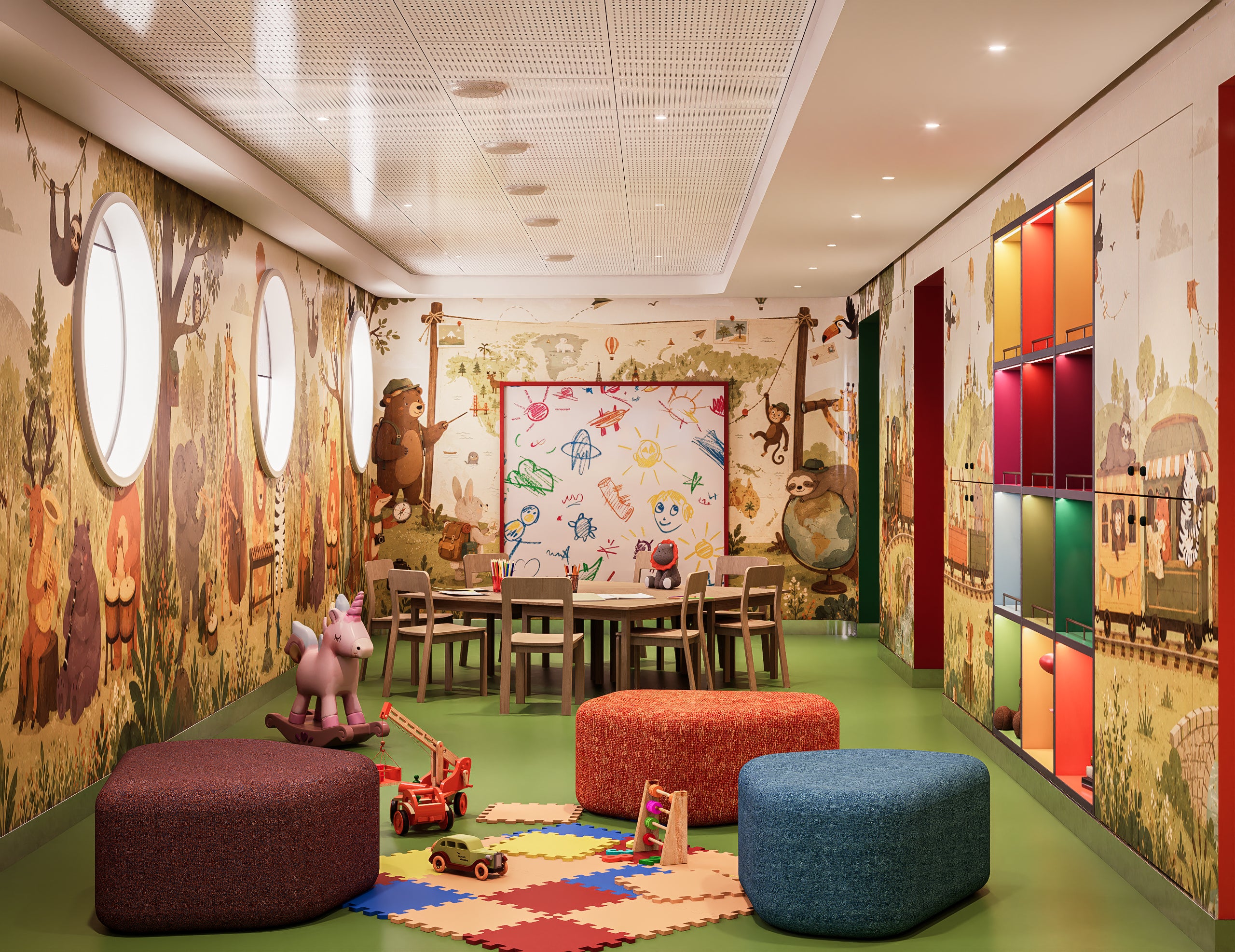 Younger guests will enjoy a refreshed Fantasia Children's Playroom