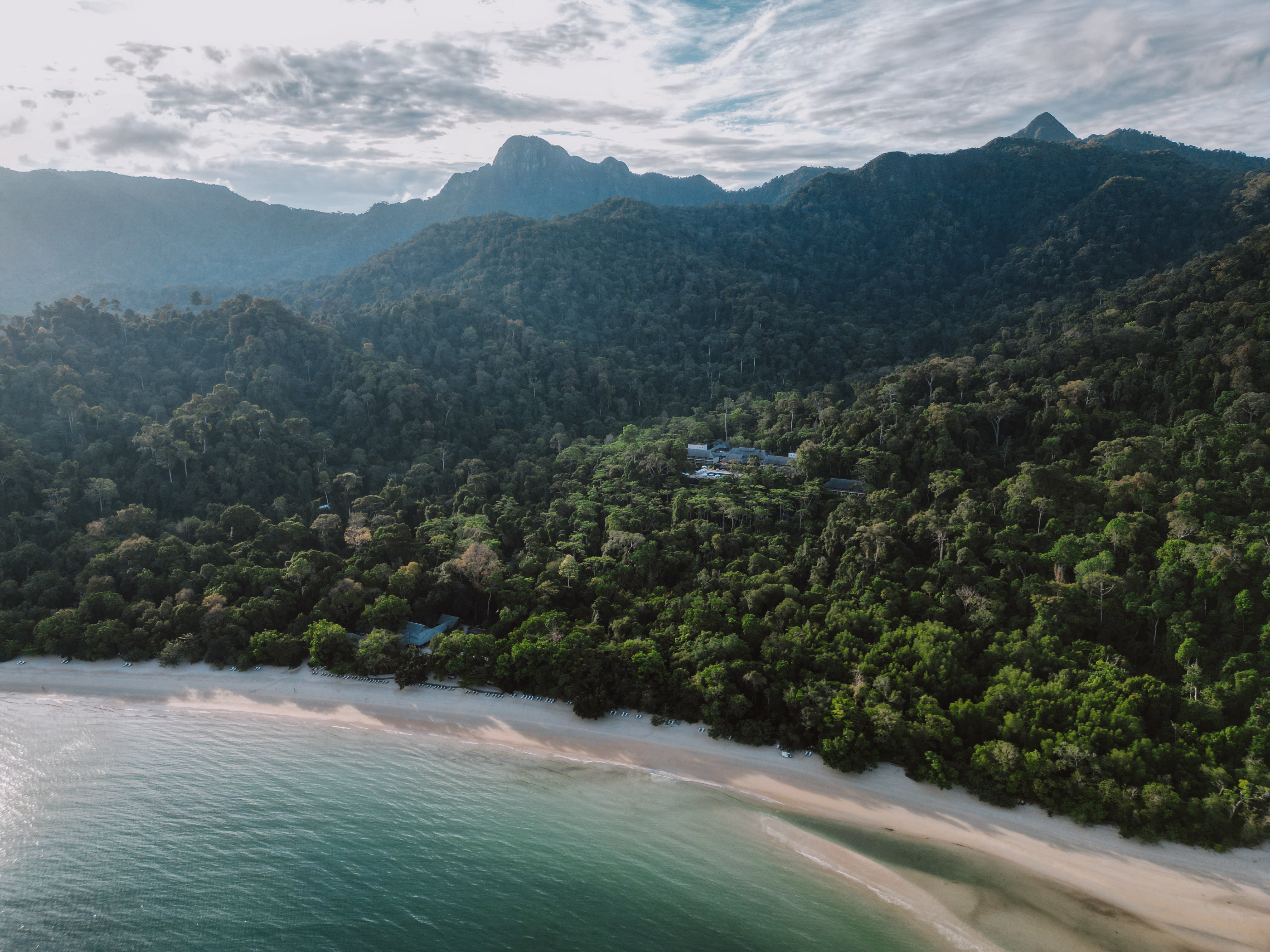 The Datai Langkawi seen from Datai Bay
