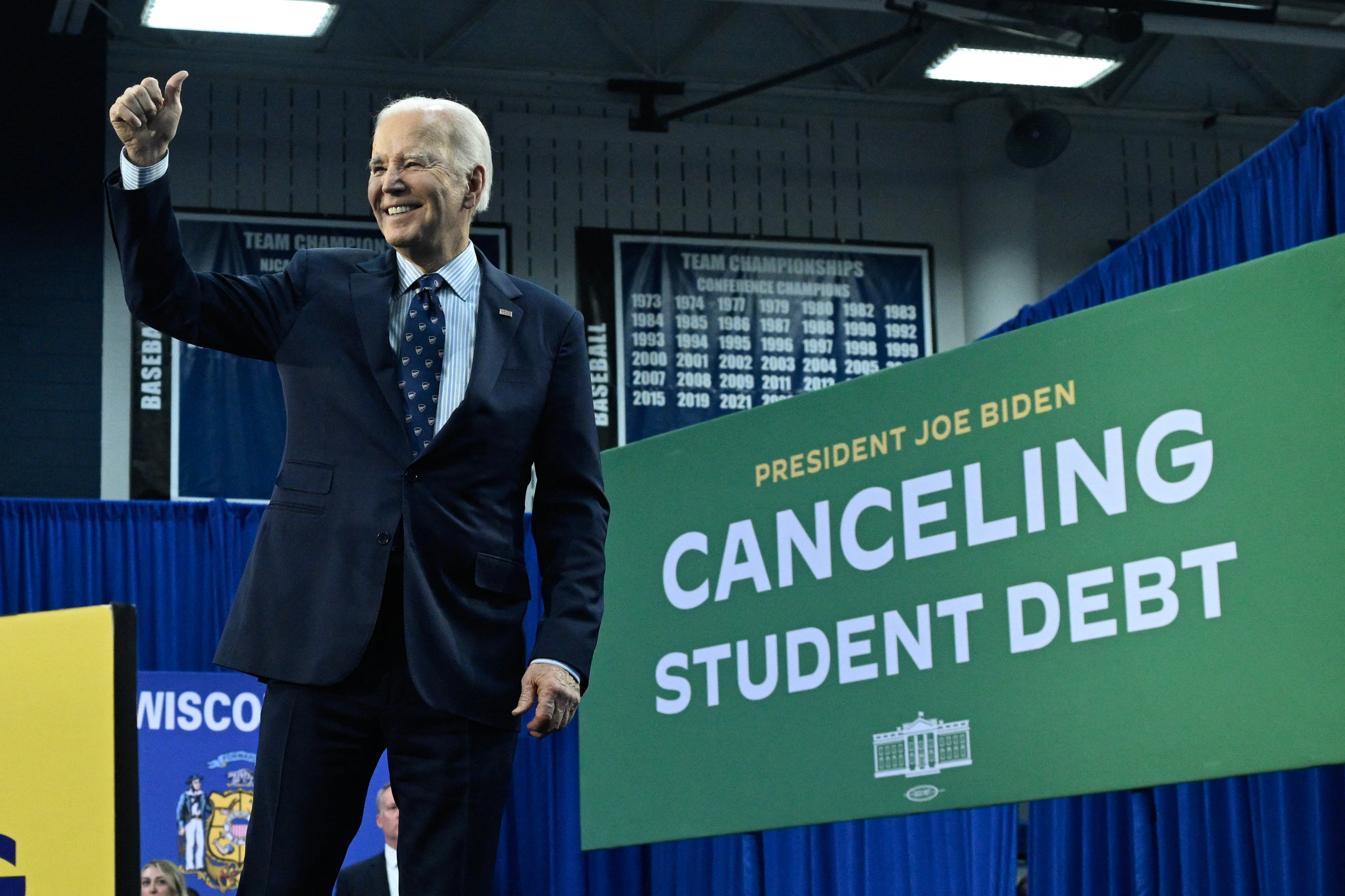 Nickle said the Saving on a Valuable Education plan — a Biden administration initiative that calculated monthly payments based on income and a borrower’s family size — was a huge help until it was recently axed by the Trump administration (AFP/Getty)