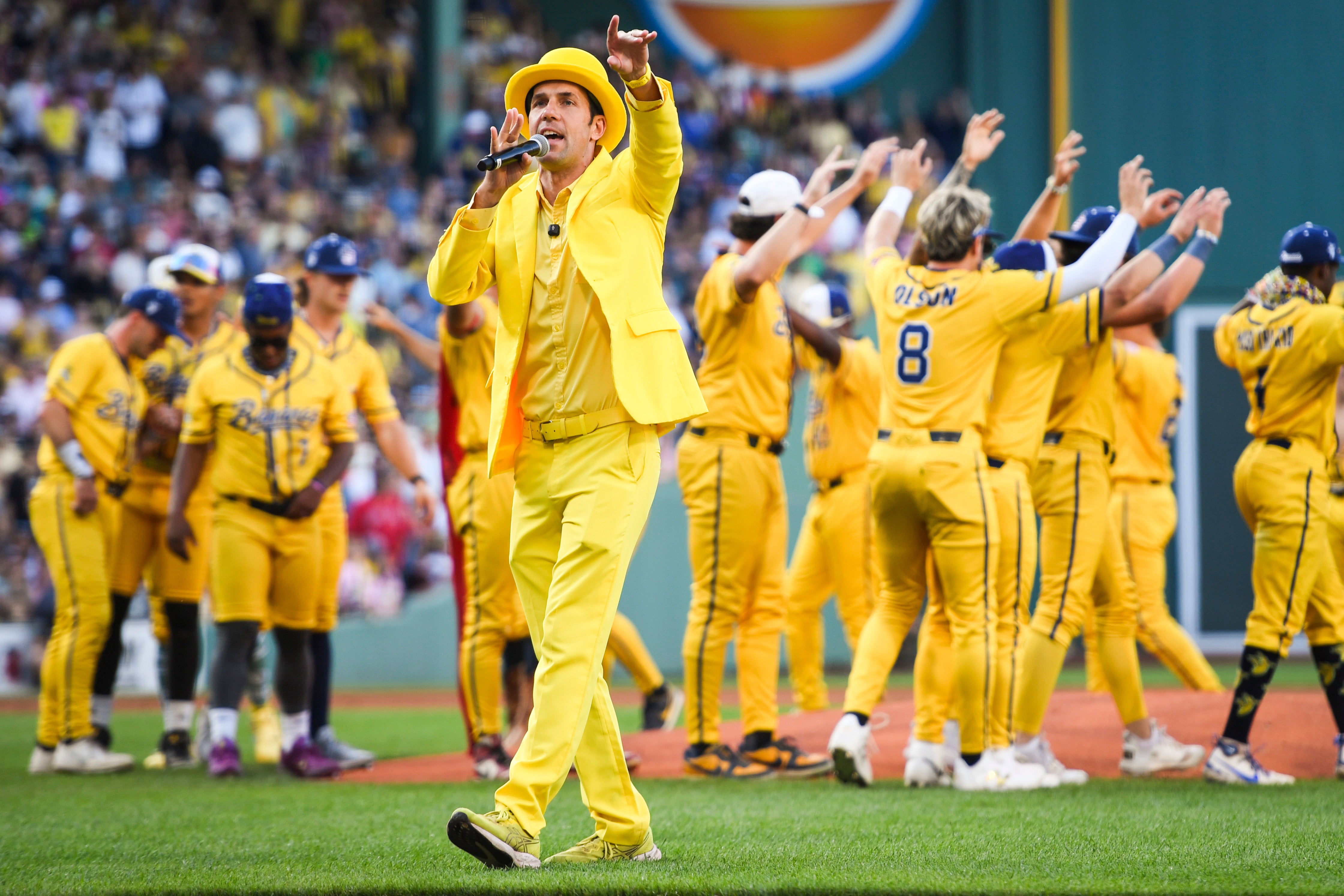 The Savannah Bananas became a national phenomenon for their Banana Ball antics (Getty)
