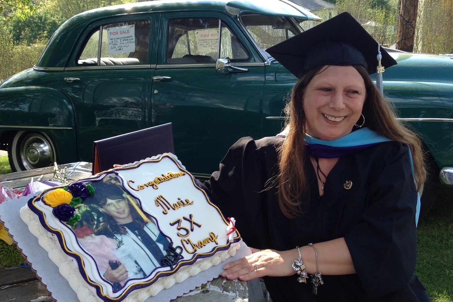 Nickle is one of 9.5 million Americans over 50 who collectively owe approximately $456.5 billion in federal student loan debt. She has paid back more than $75,000 of a $100,600 balance, but still owes approximately $25,000 (Marie Nickle)