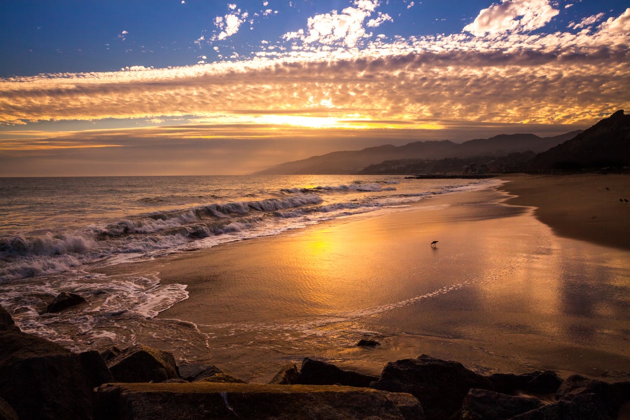 The drama unfolded at Los Angeles’ Will Rogers State Beach