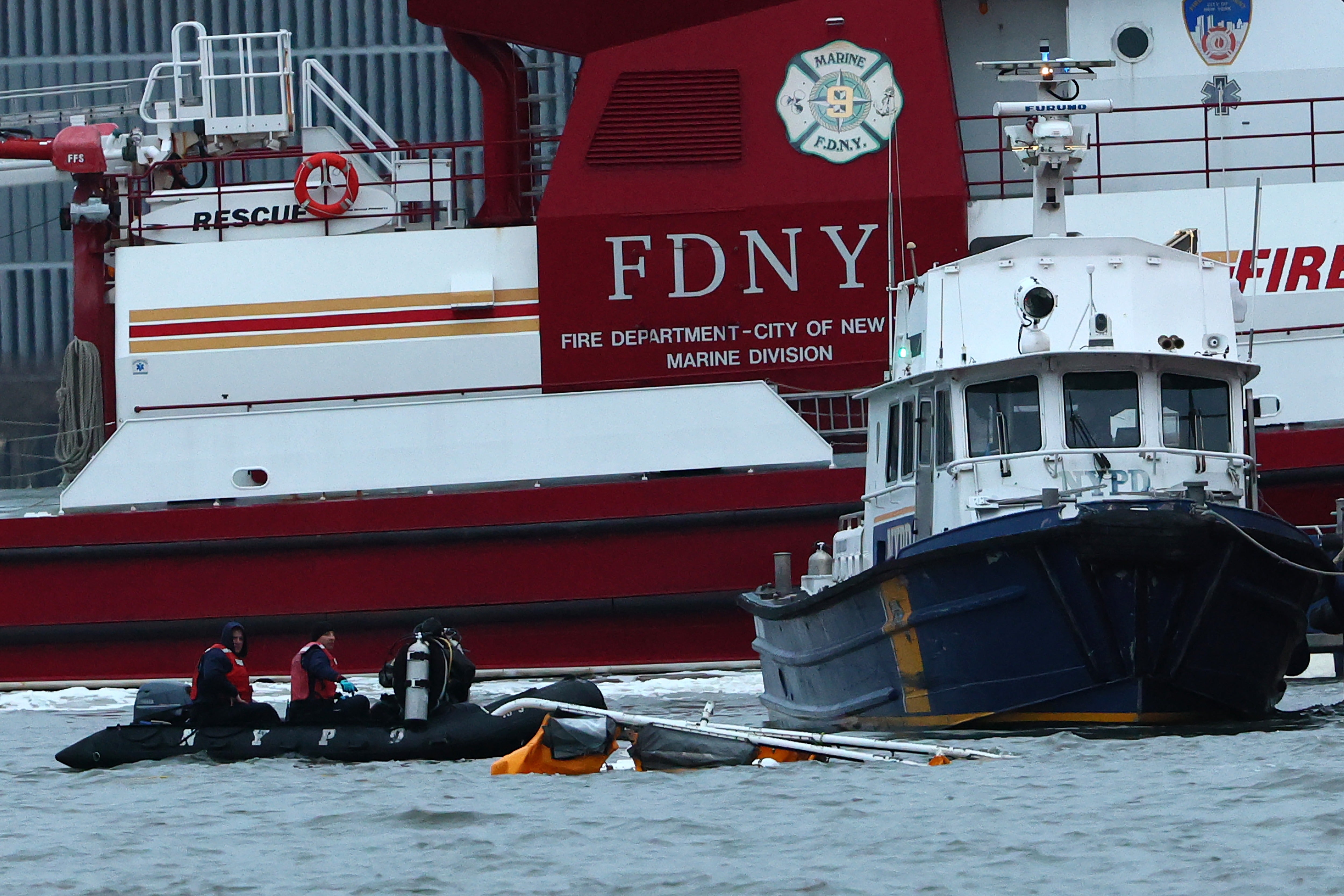 Six people were killed when the sightseeing helicopter crashed into the Hudson River off Lower Manhattan