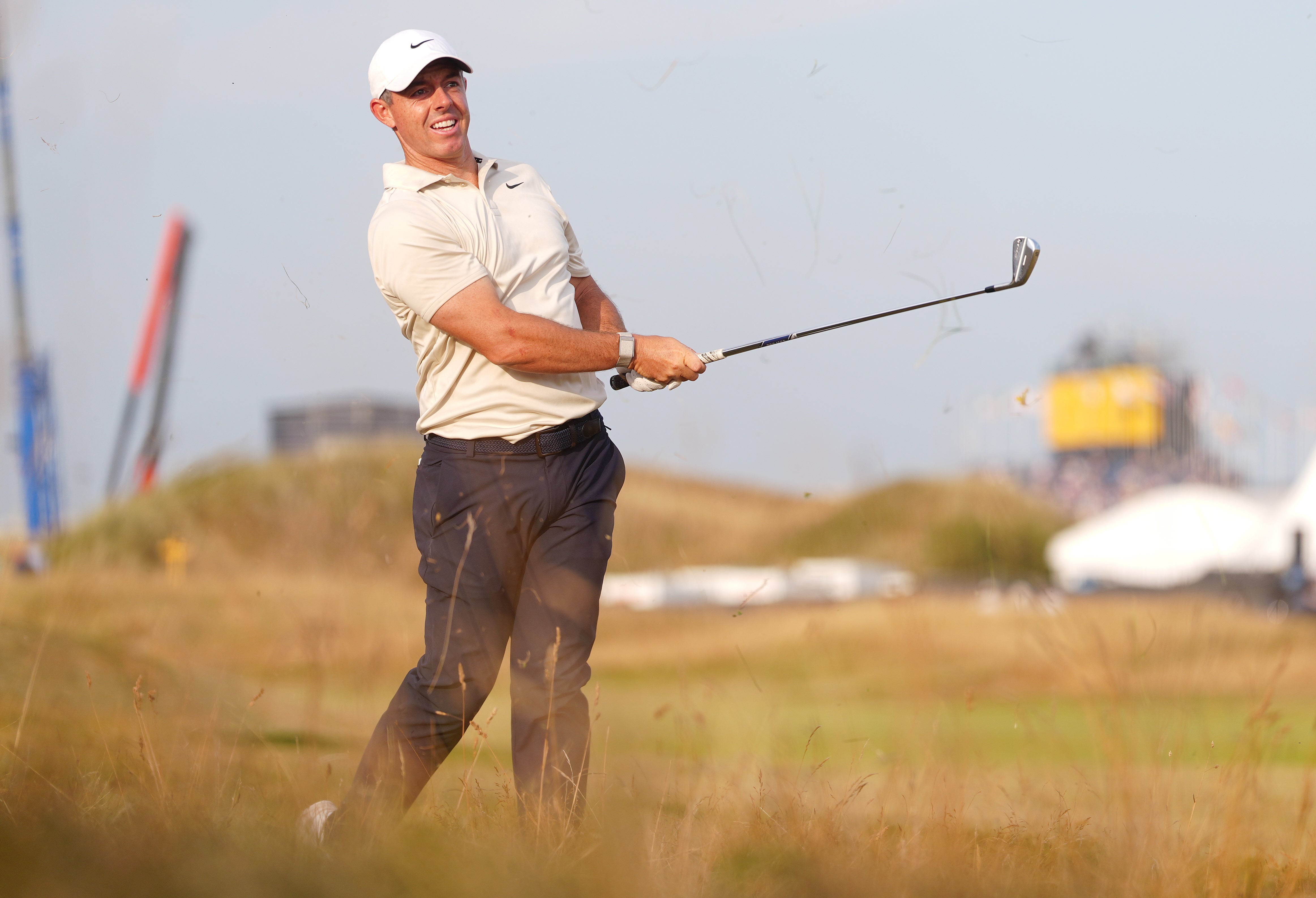 McIlroy felt he made too many “stupid mistakes” but was pleased with some of his shots (David Davies/PA)