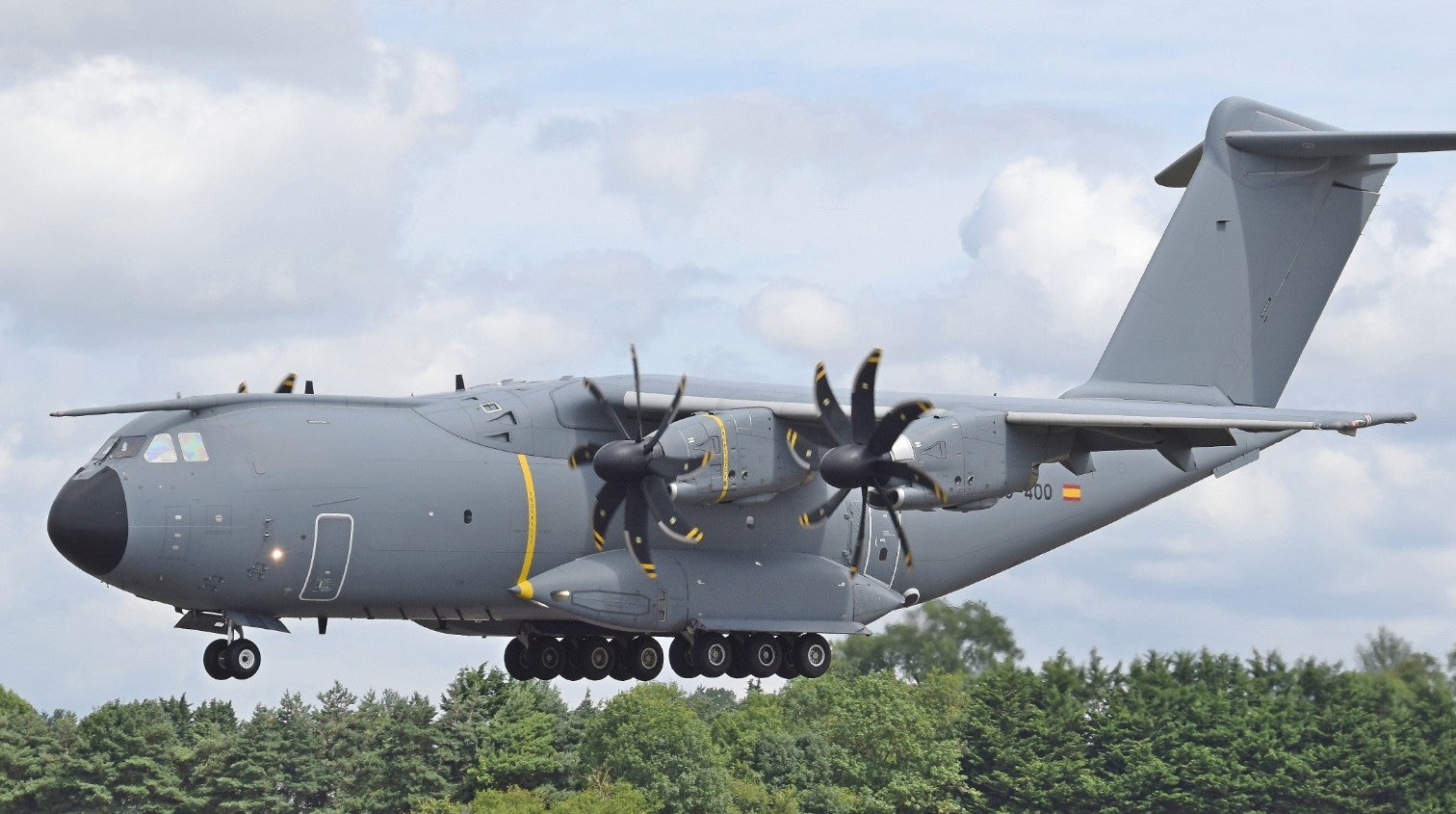 Airbus A400M Atlas aircraft of the type blamed by former paratrooper Cleophys Hoare for hearing loss