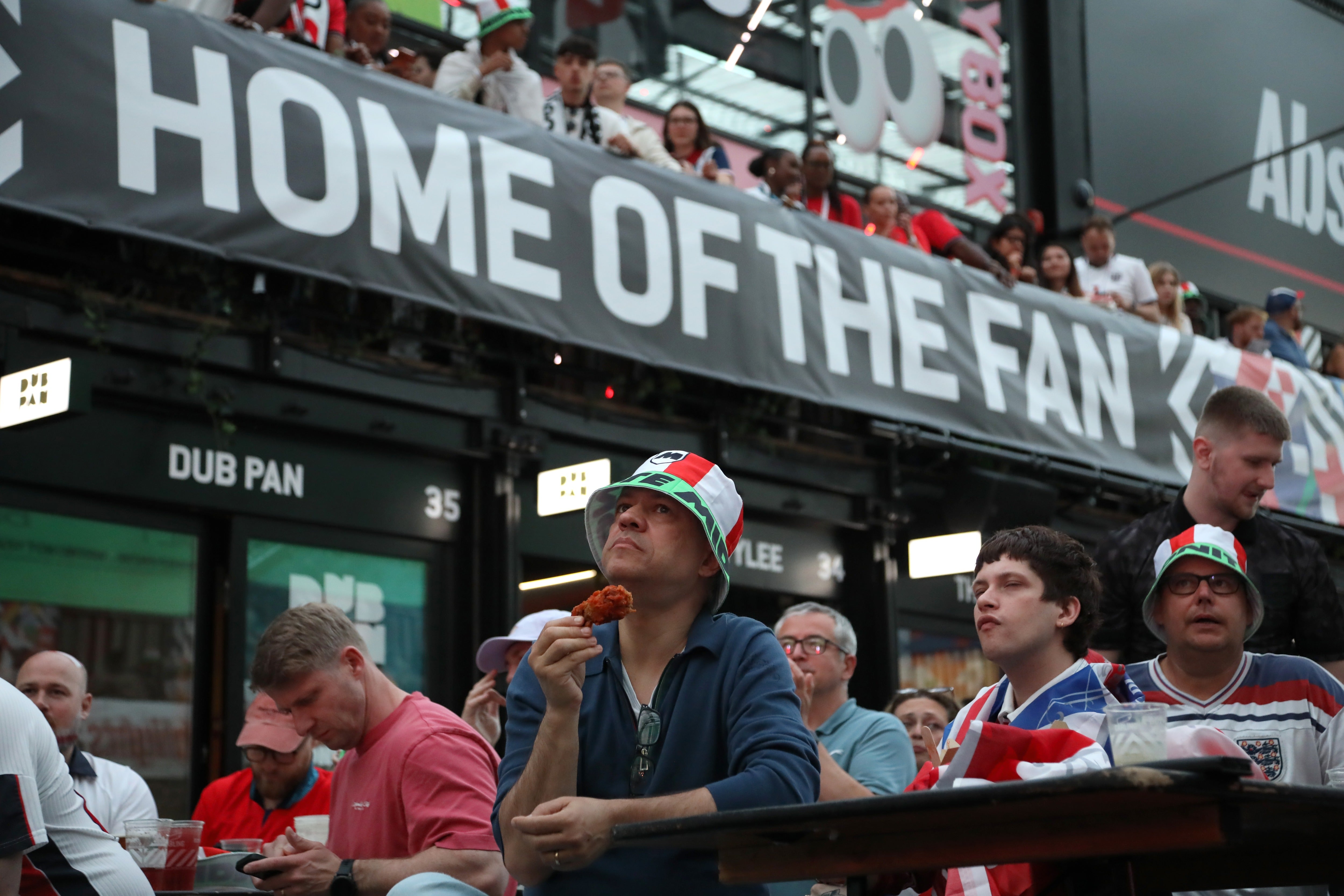 Matchdays meant more than football, with pubs, takeaways and supermarkets all reporting a surge in spending