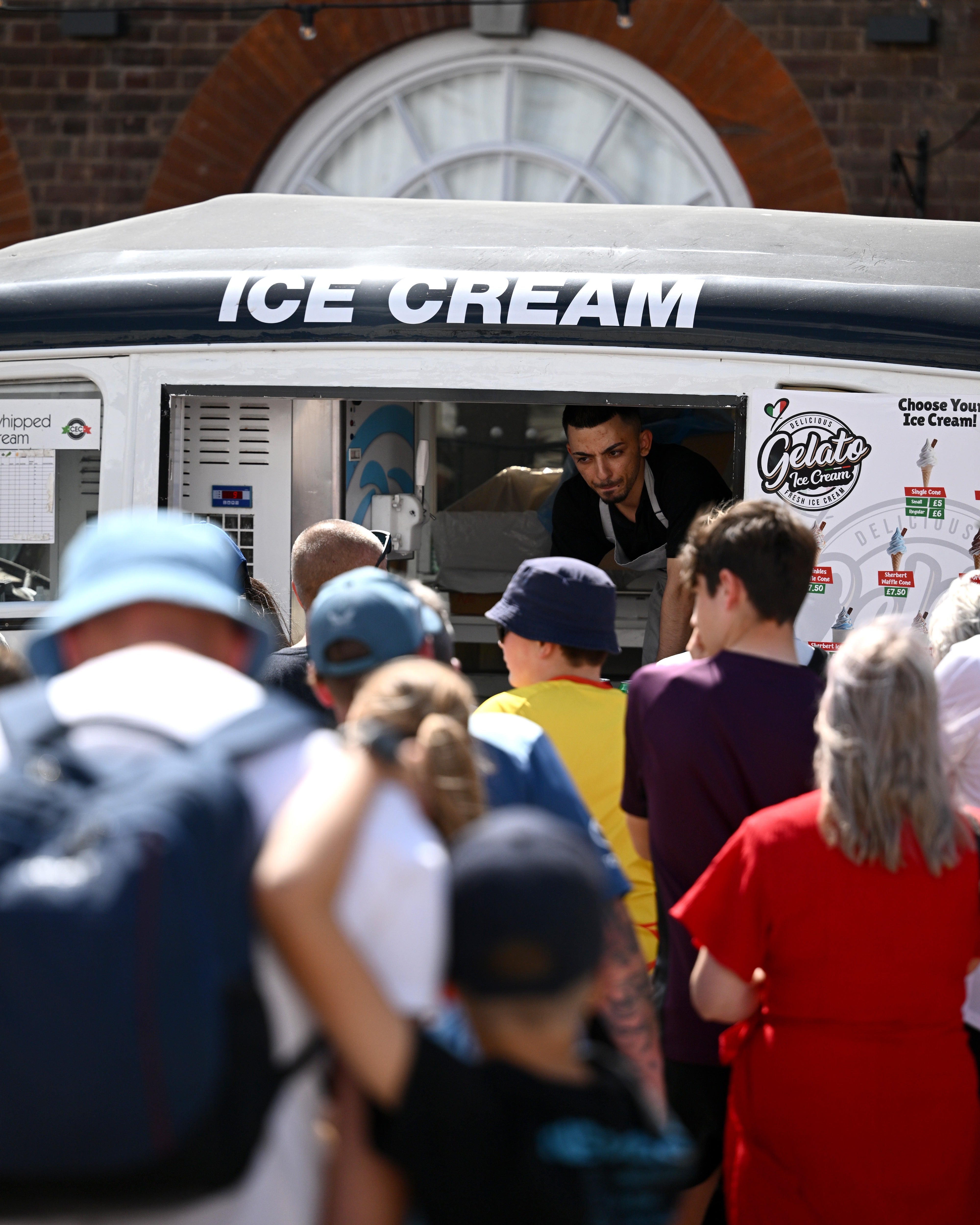 The combination of sunshine and football helped turn food and drink into part of the occasion