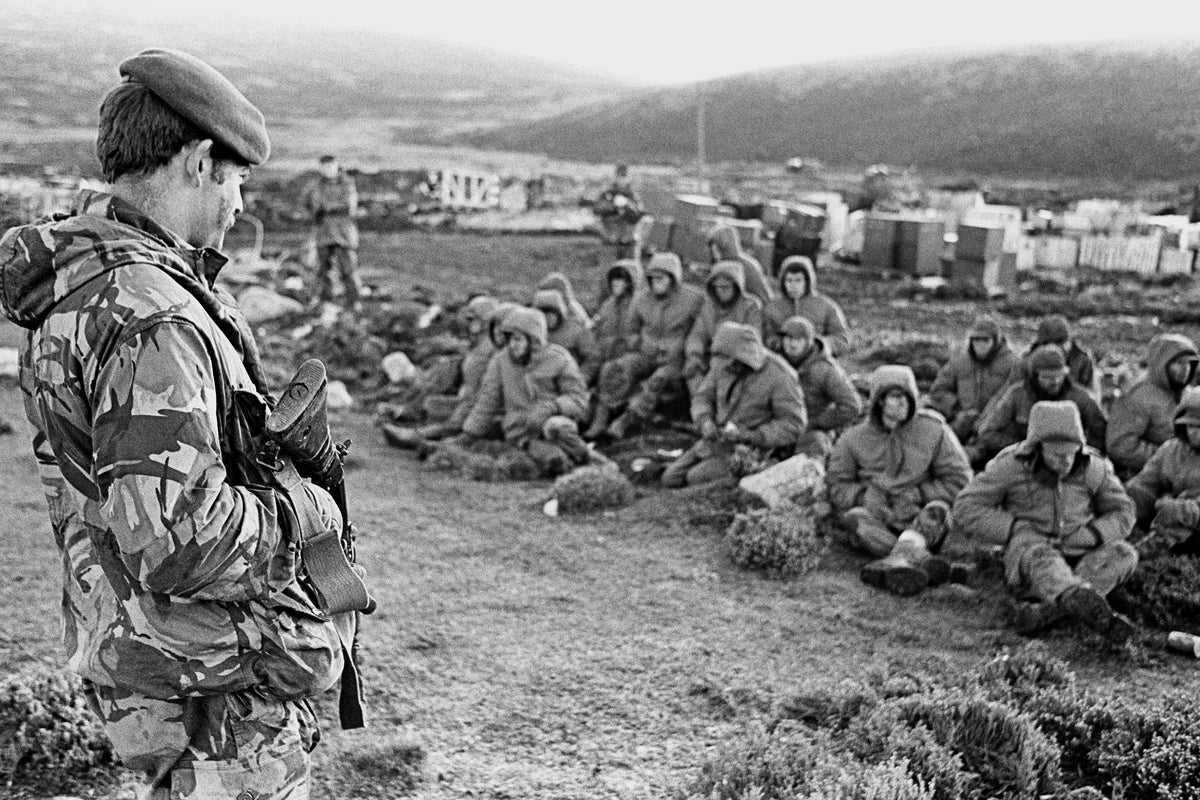 A timeline of key events in the 1982 Falklands War