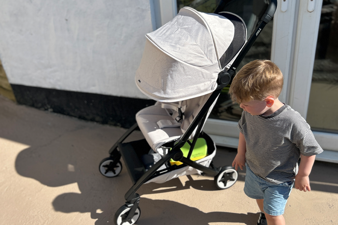 The generously padded seat offers a relaxing ride for little ones (Rebecca Moore/The Independent)