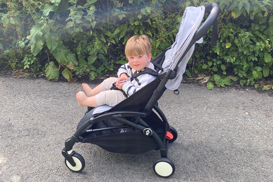 This is the lightest of all the strollers tested (Rebecca Moore/The Independent)
