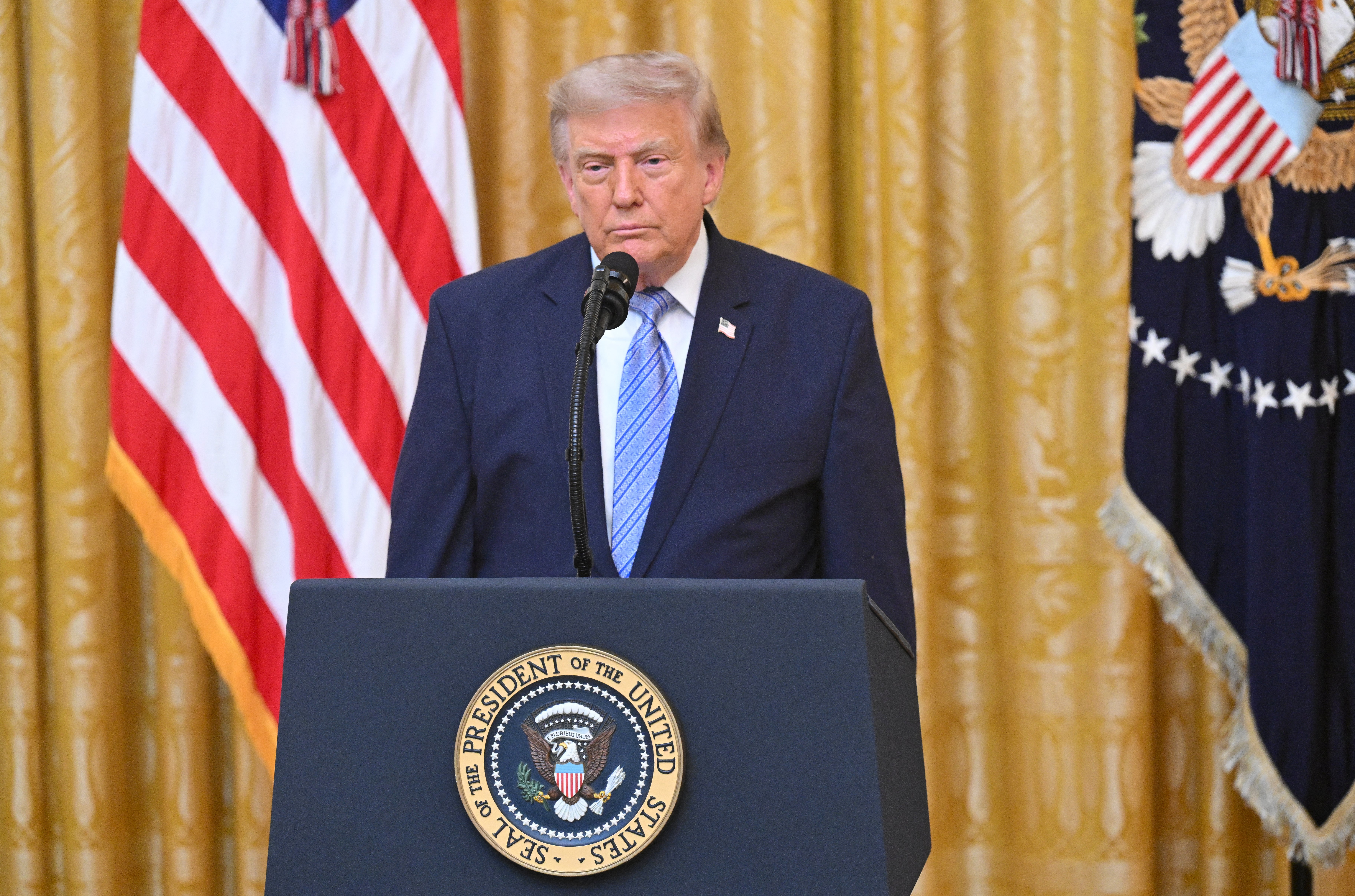 President Donald Trump outlined four findings from newly declassified reports that largely revisit previous intelligence about the nation’s election infrastructure