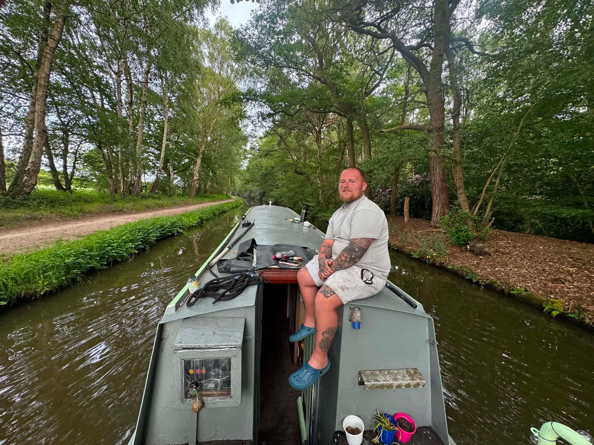 Daniel became fascinated with narrowboats as a child