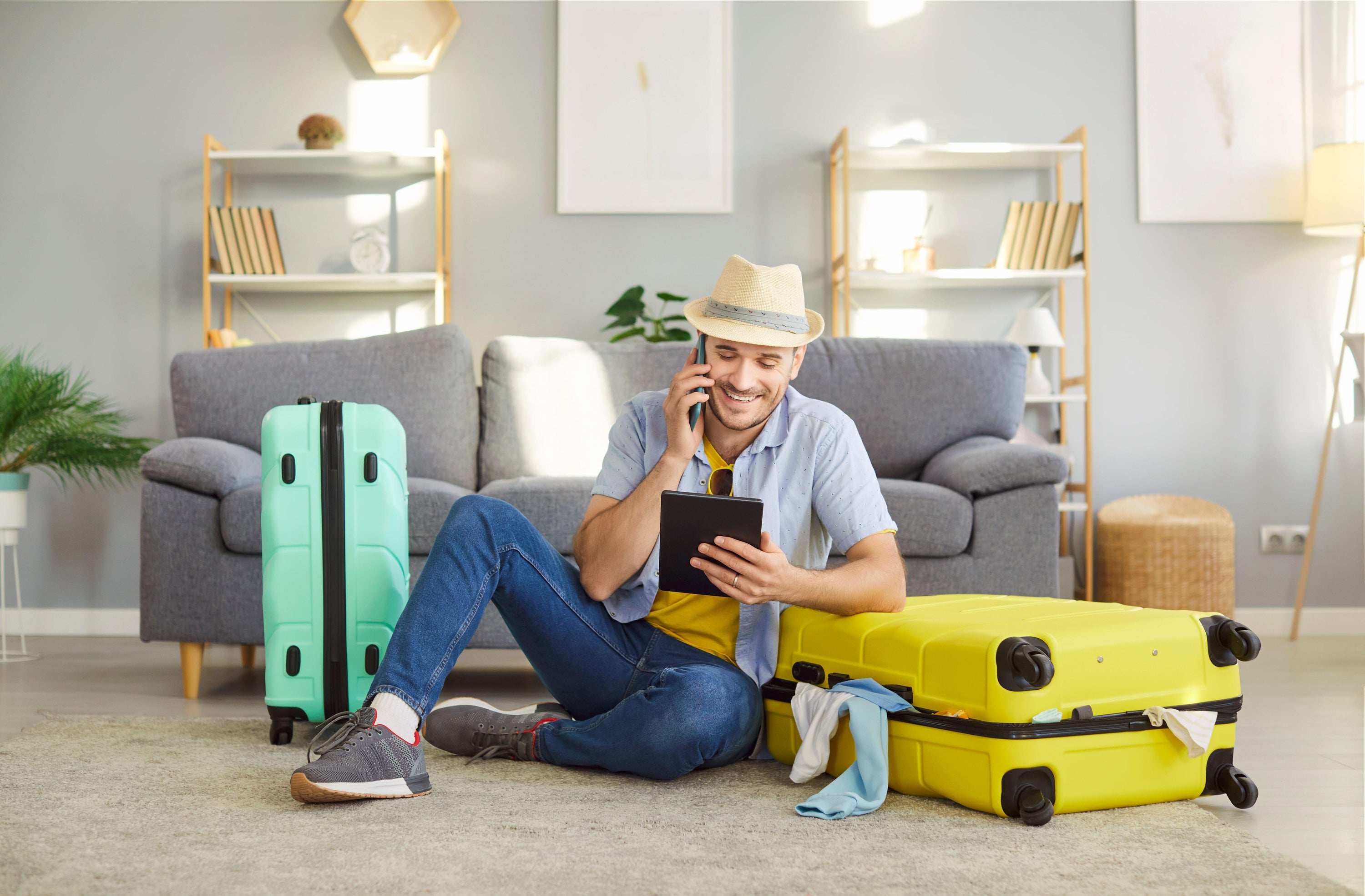 Write a list of everything you’ll want on your phone before your trip and download it at home beforehand