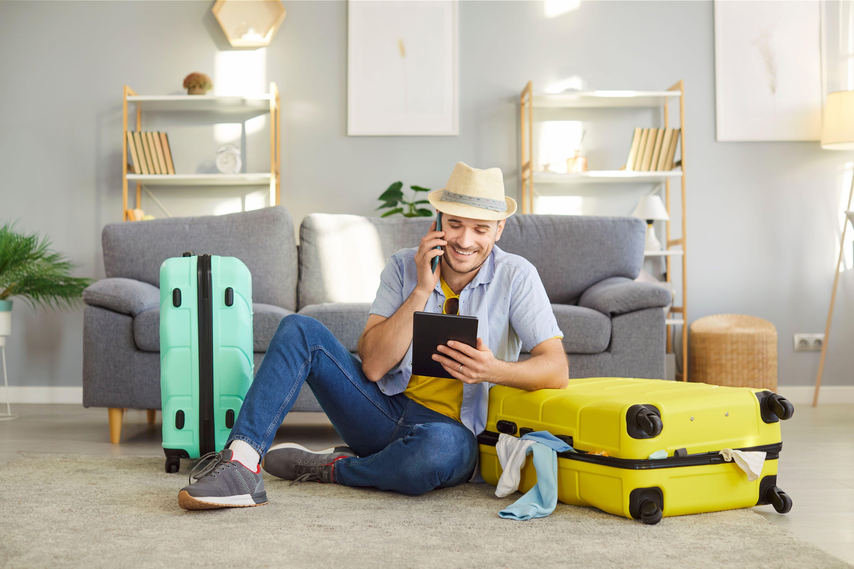 Write a list of everything you’ll want on your phone before your trip and download it at home beforehand (PA)