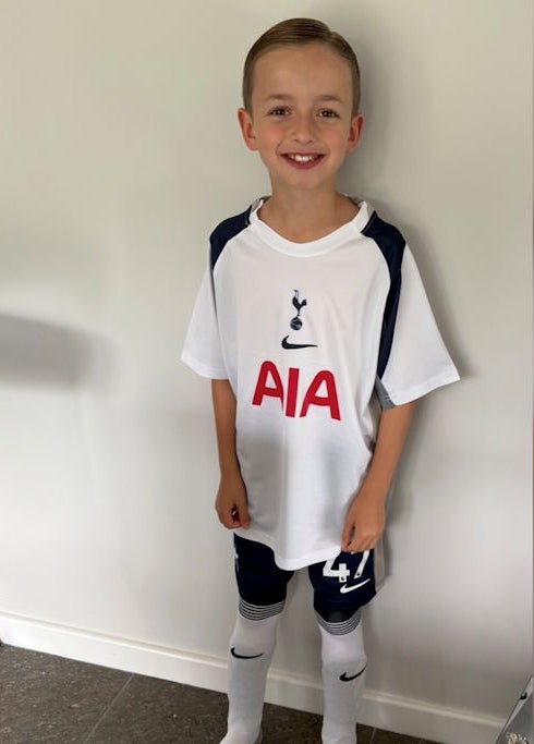 George, 11, was an avid football fan