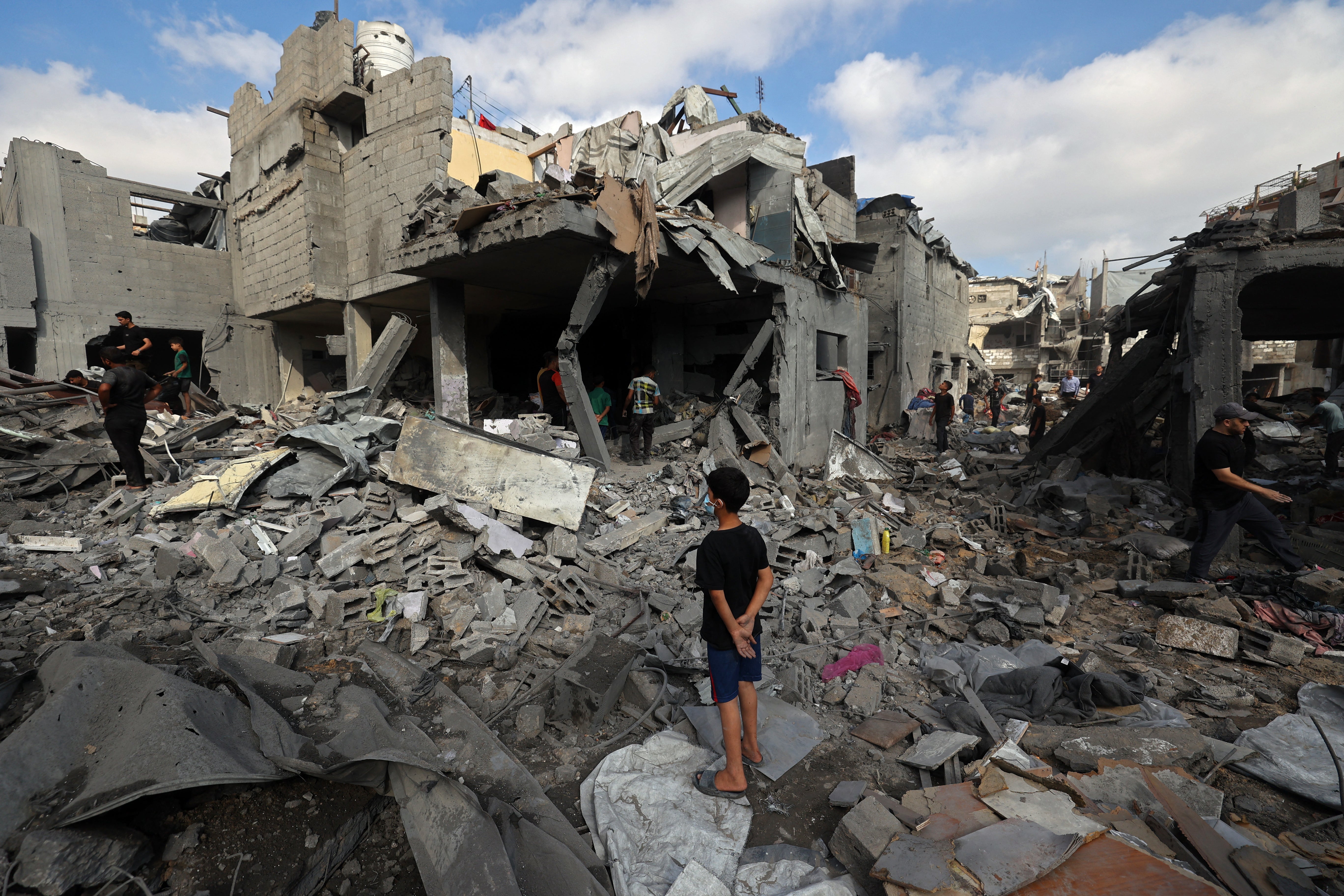 Most of Gaza's infrastructure has been destroyed