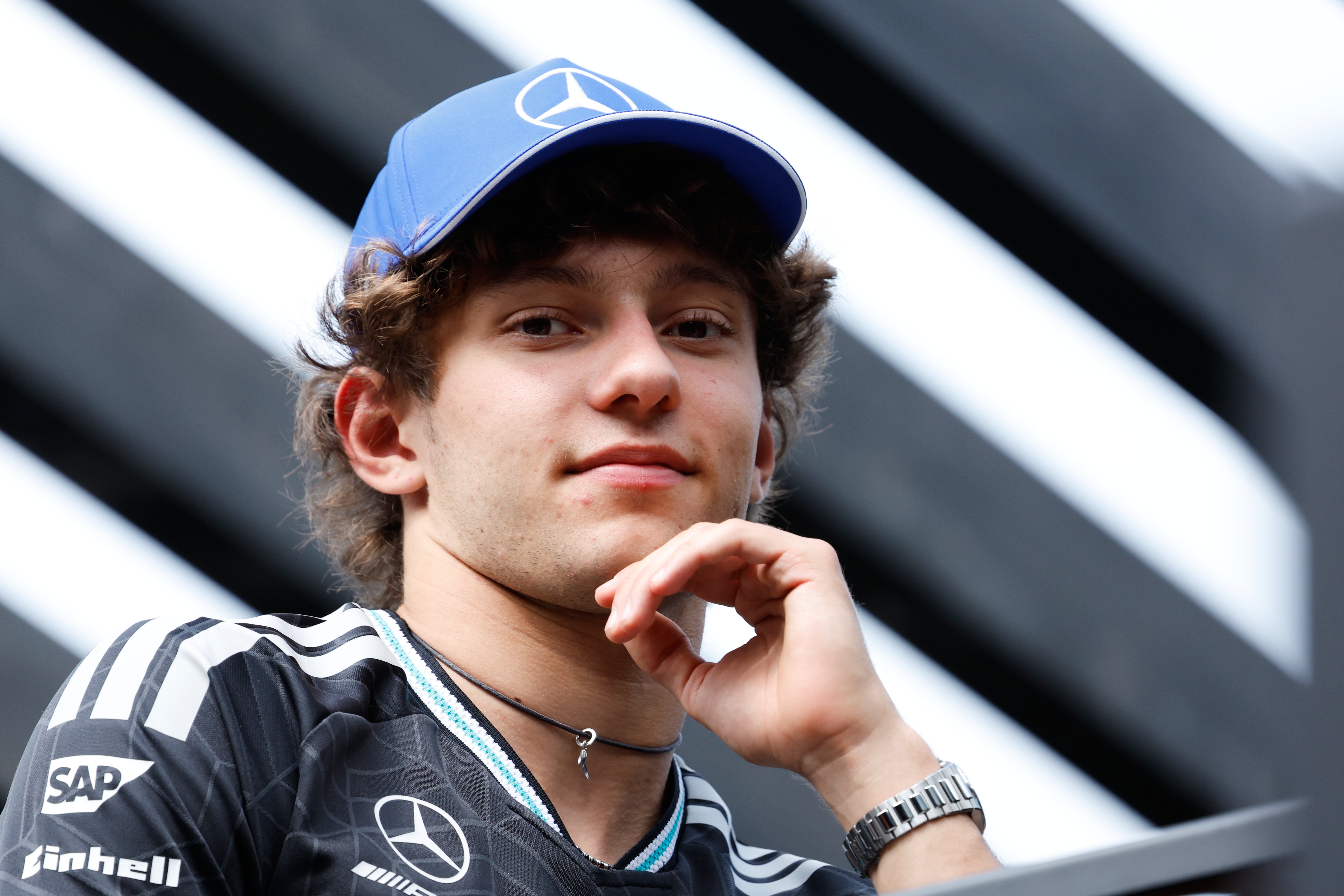 Antonelli still has a 25-point lead in the drivers' standings (AP)