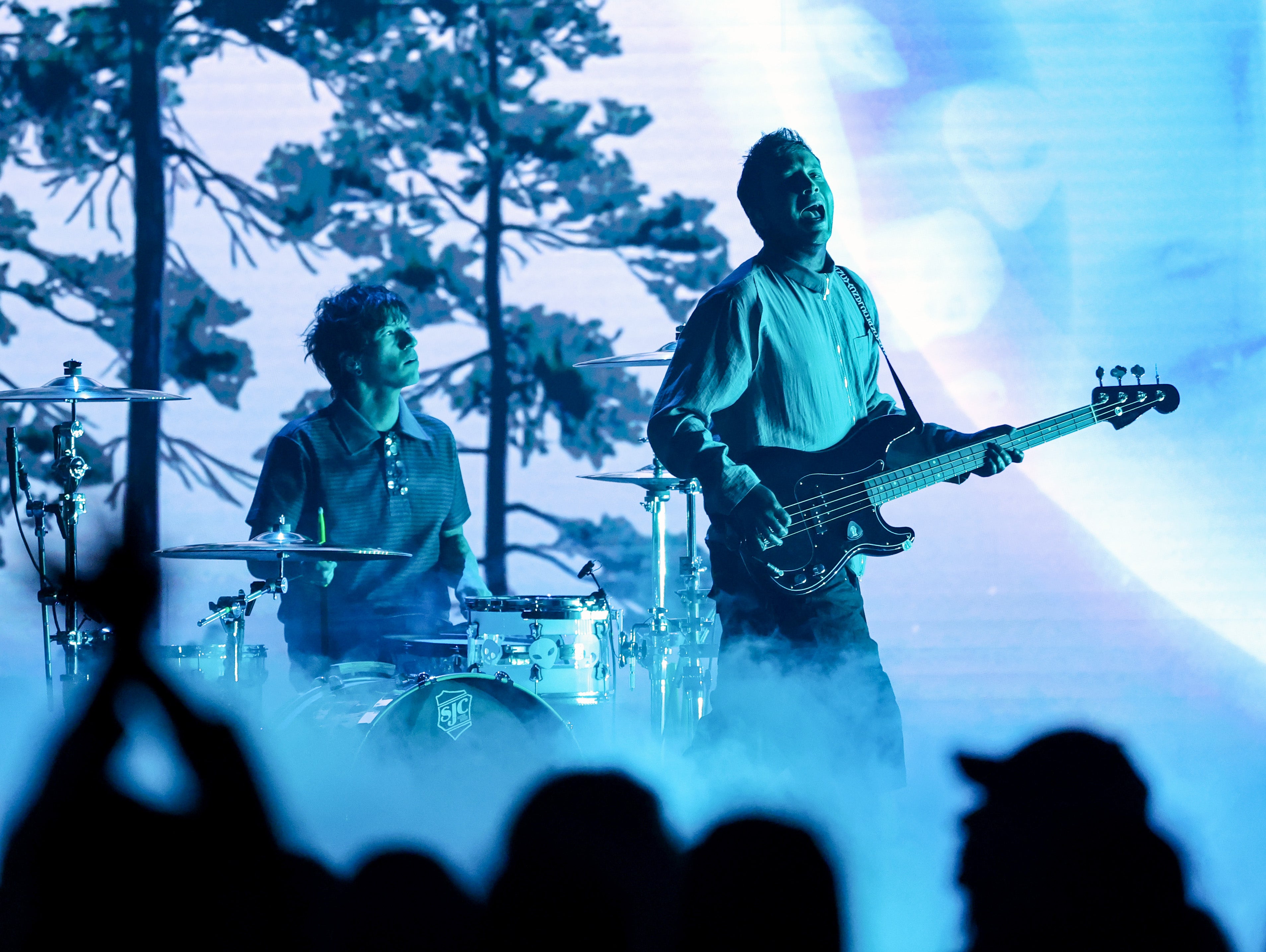 Josh Dun, left, and Tyler Joseph of Twenty One Pilots