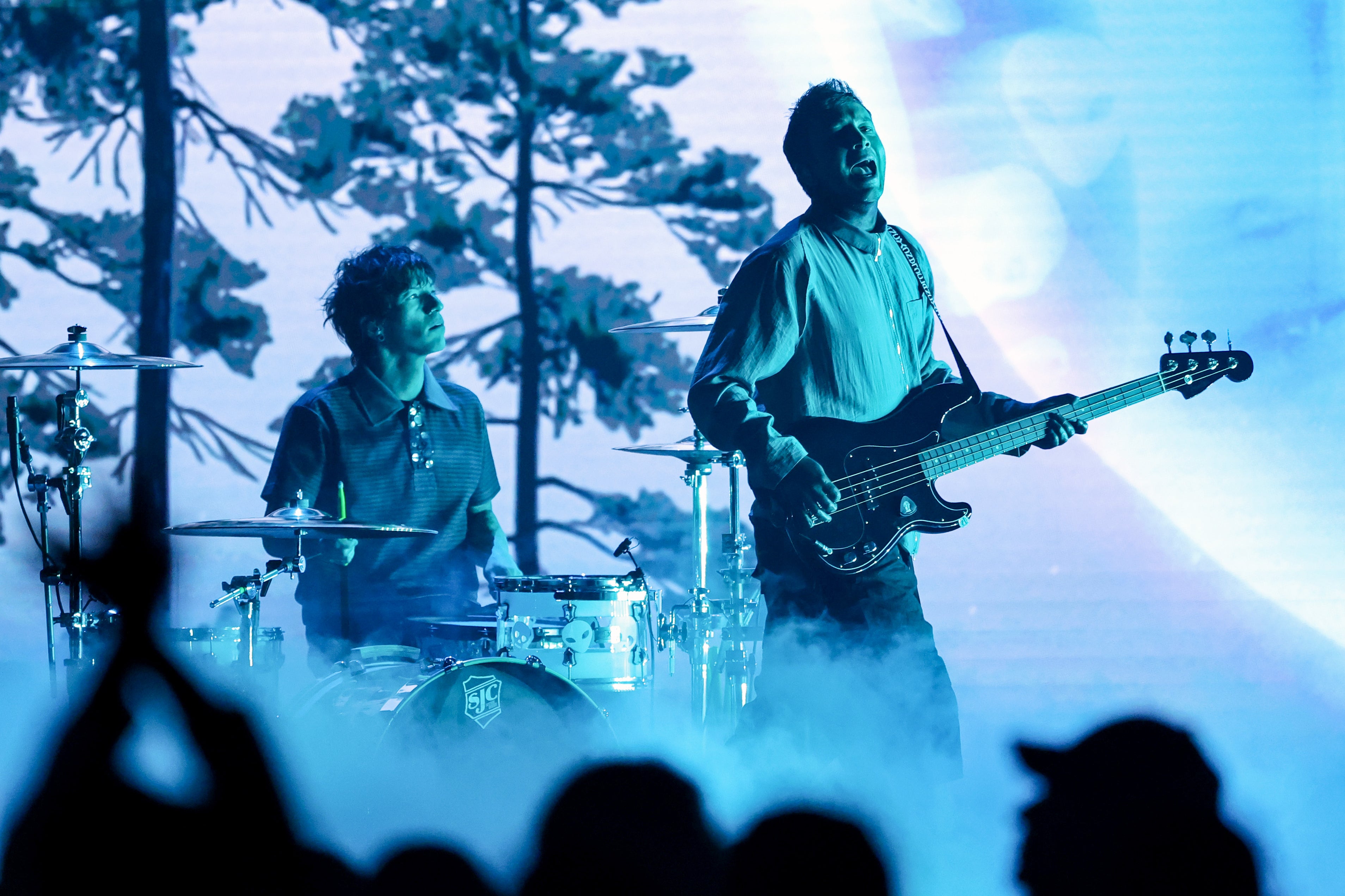 Josh Dun, left, and Tyler Joseph of Twenty One Pilots (Getty)