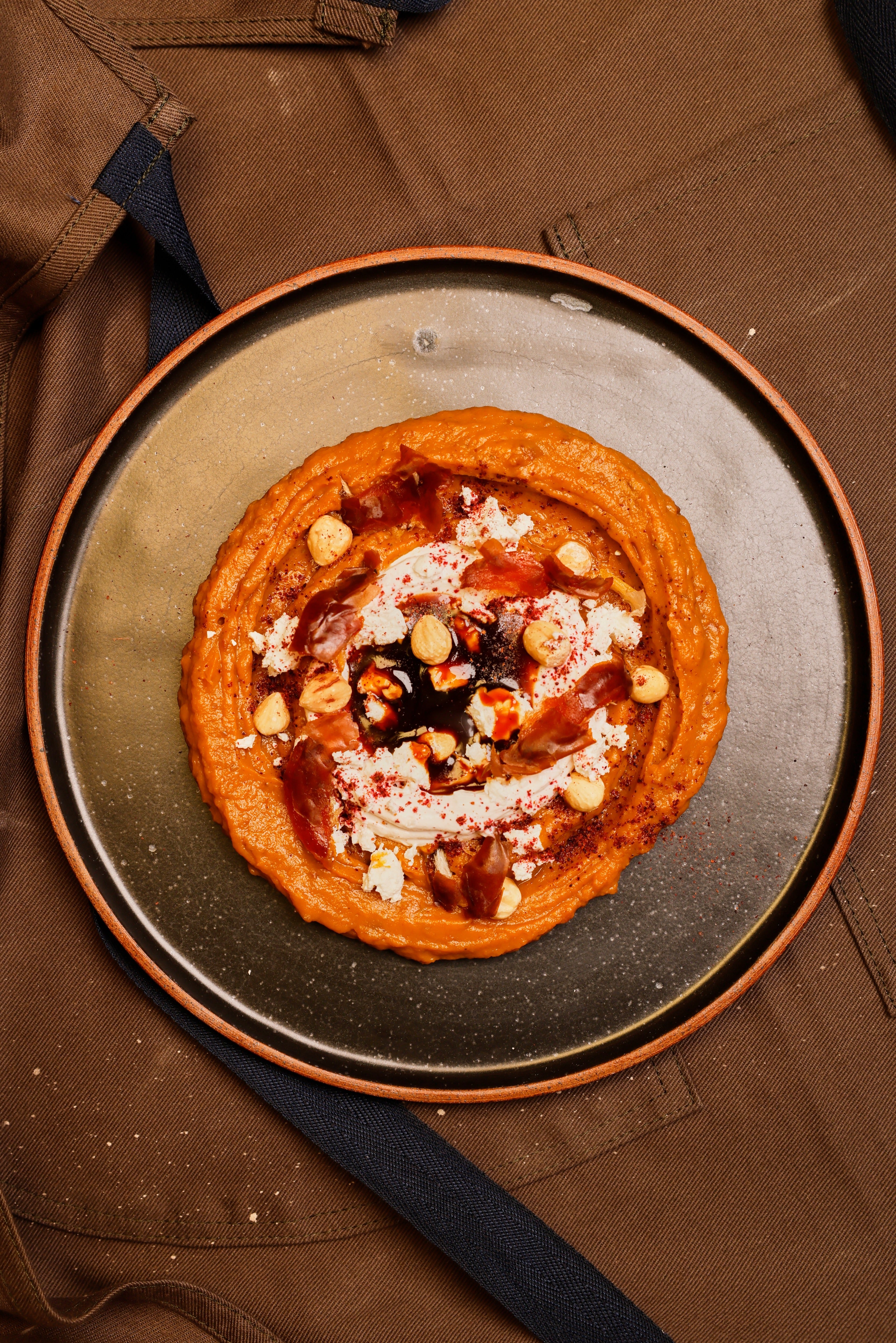 Sweet potato, date molasses and feta make for a sweet, smoky dip with plenty of depth