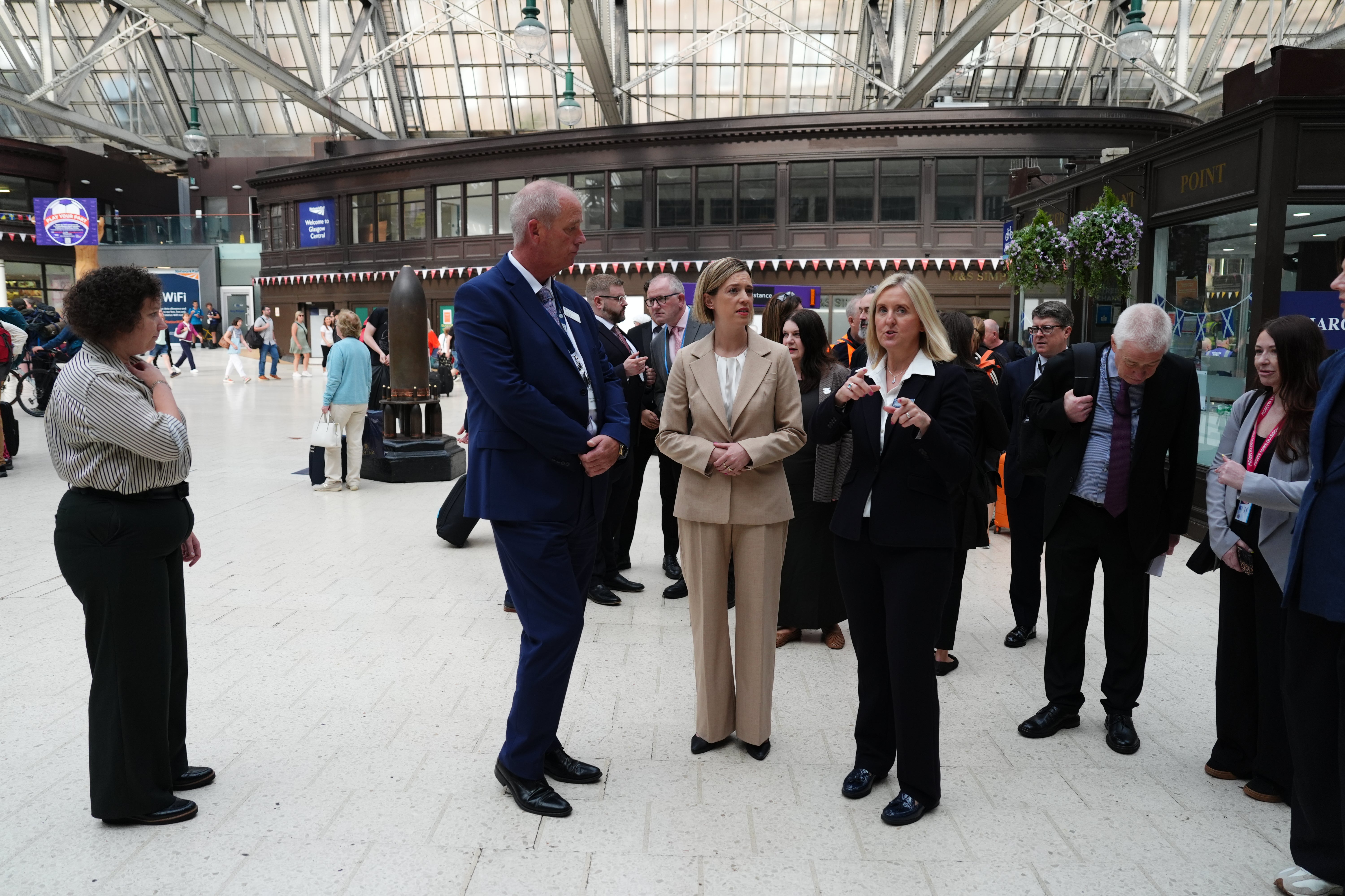 The station and area around it is fully reopening in time for the start of the Commonwealth Games next week (Andrew Milligan/PA) (PA Wire)