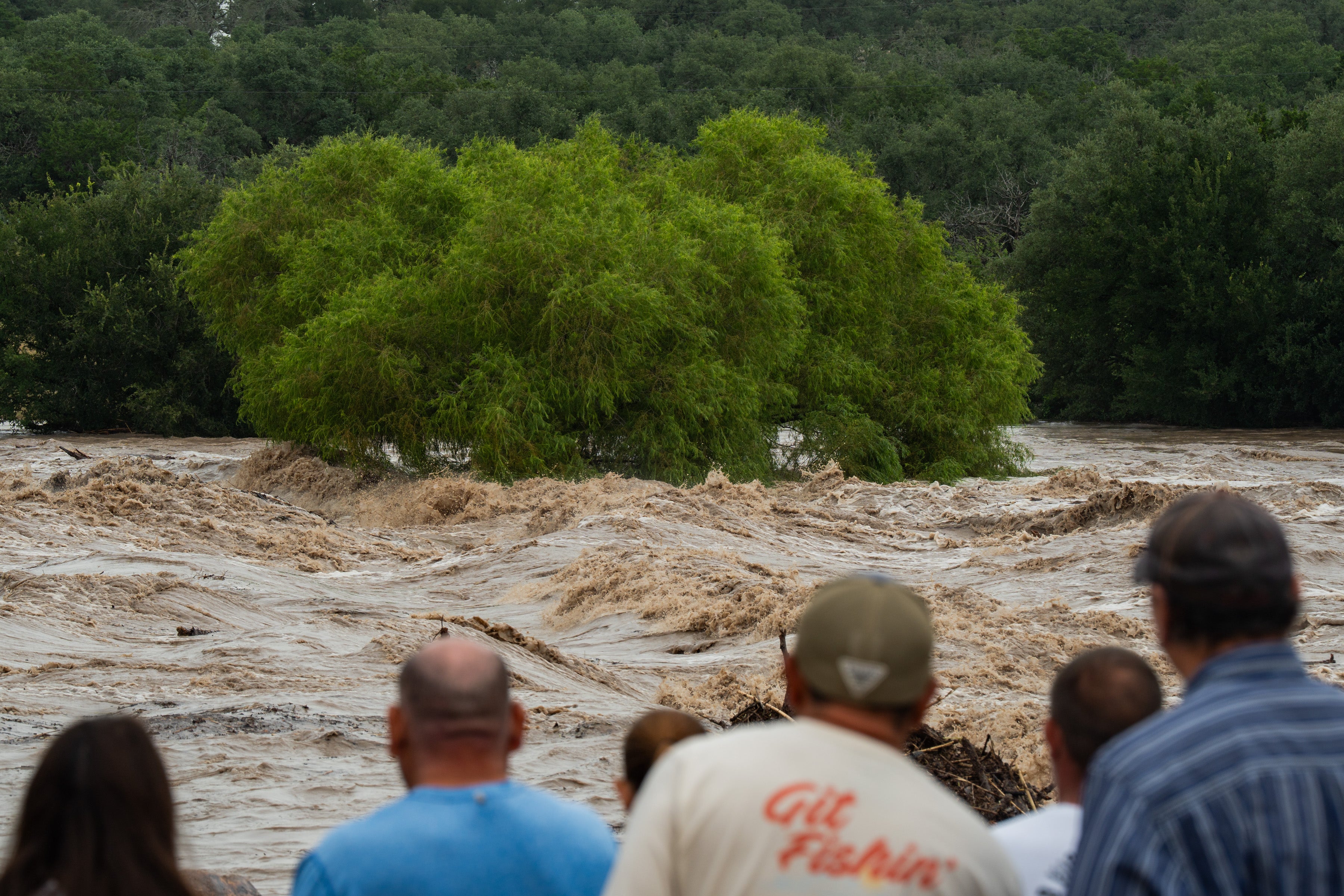 Two people have died and the threat isn’t over yet as Texas braces for more record rainfall