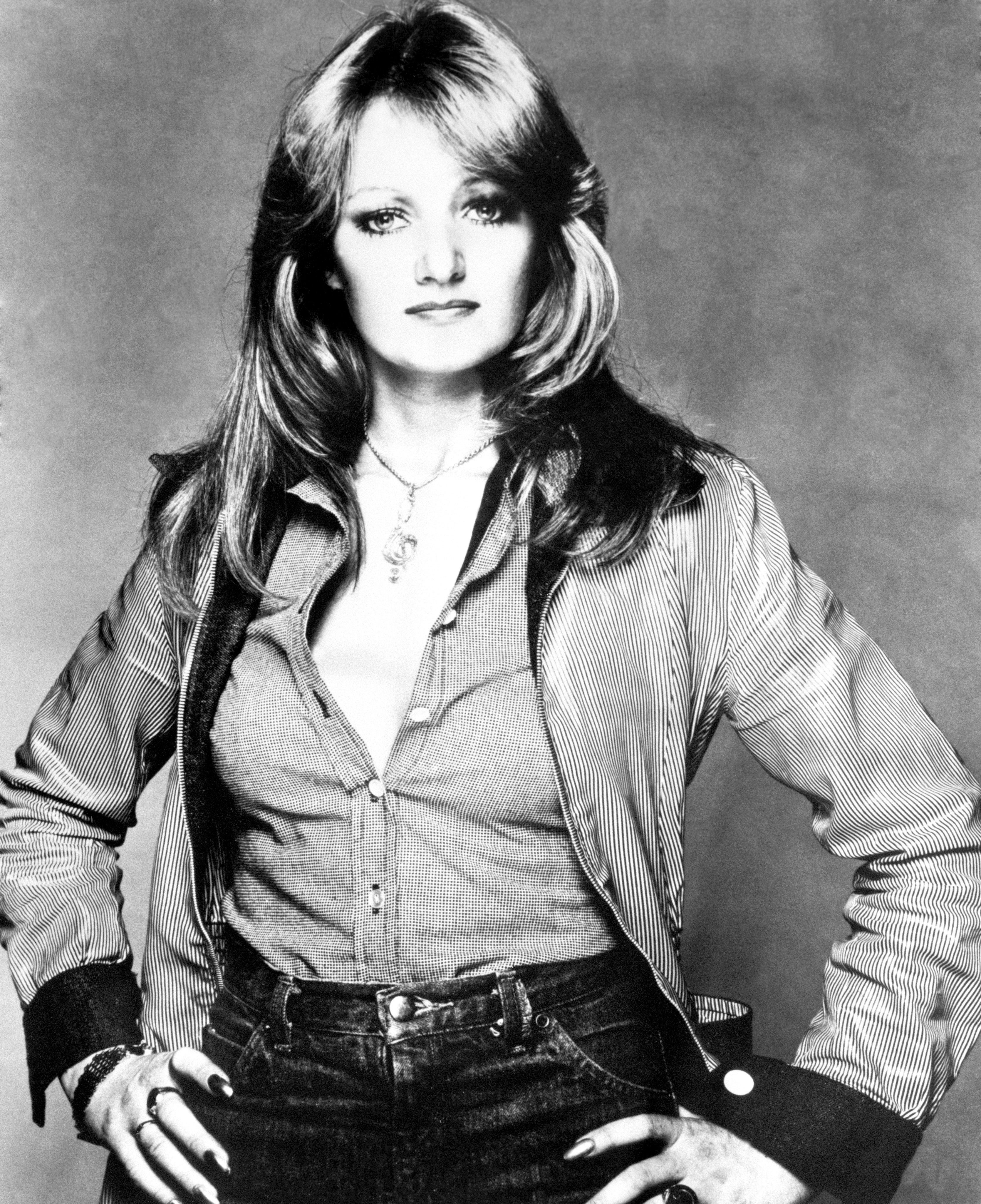 Bonnie Tyler publicising the release of her single It’s A Heartache in 1977 (PA) (PA)