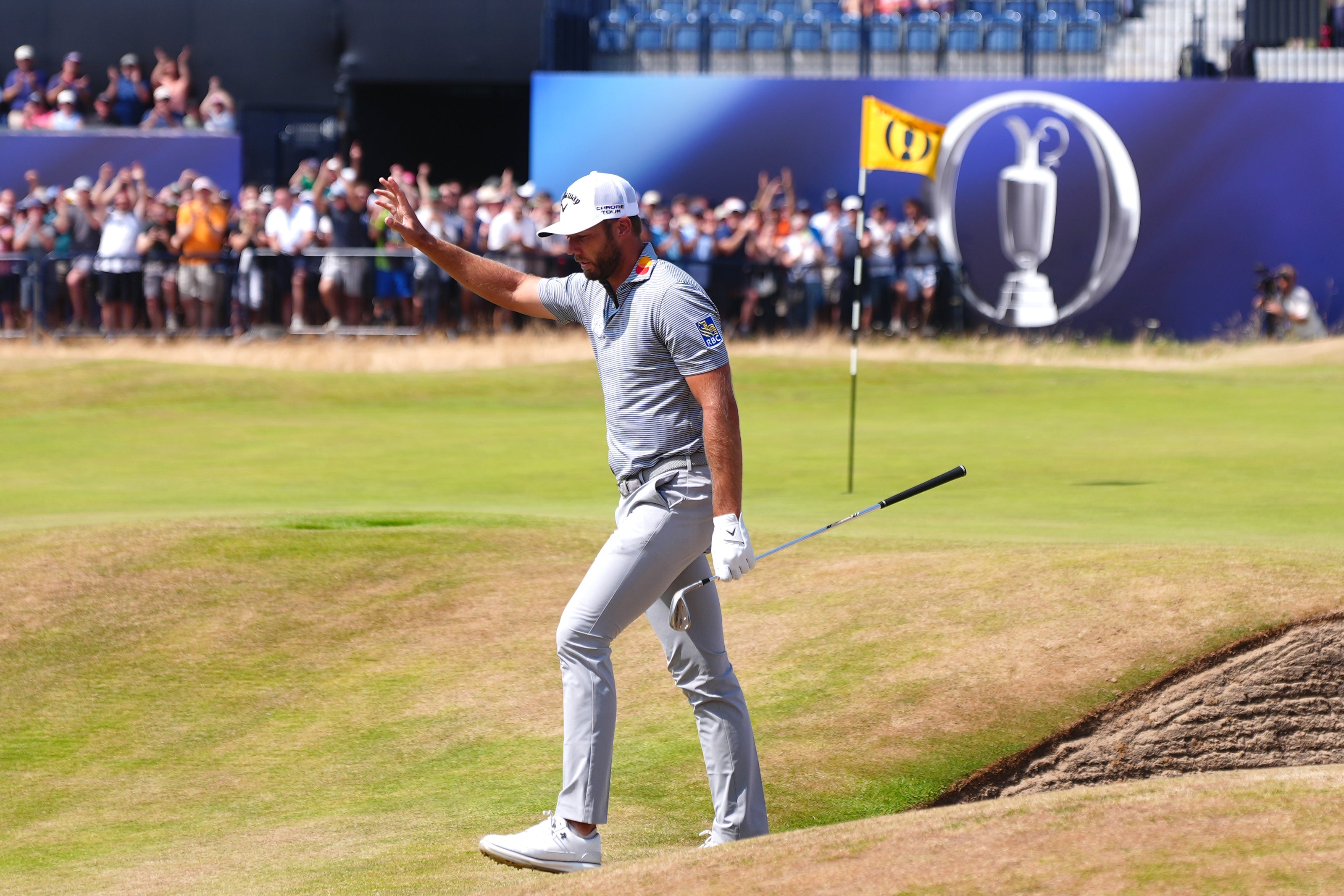 Sam Burns (pictured) and Lucas Herbert share the lead heading into Saturday
