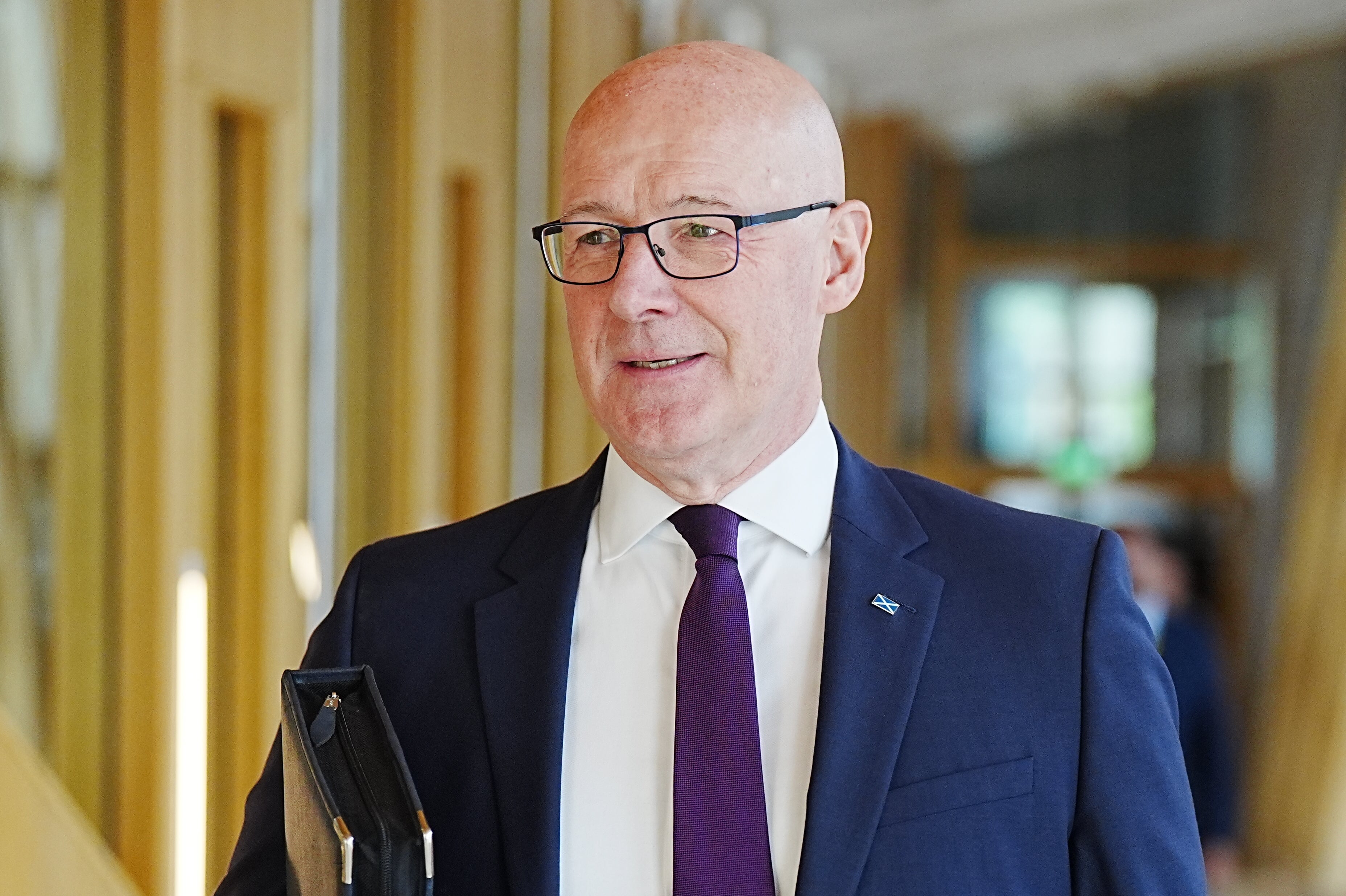 First Minister John Swinney said he is looking forward to speaking to the new prime minister next week (Jane Barlow/PA) (PA Wire)