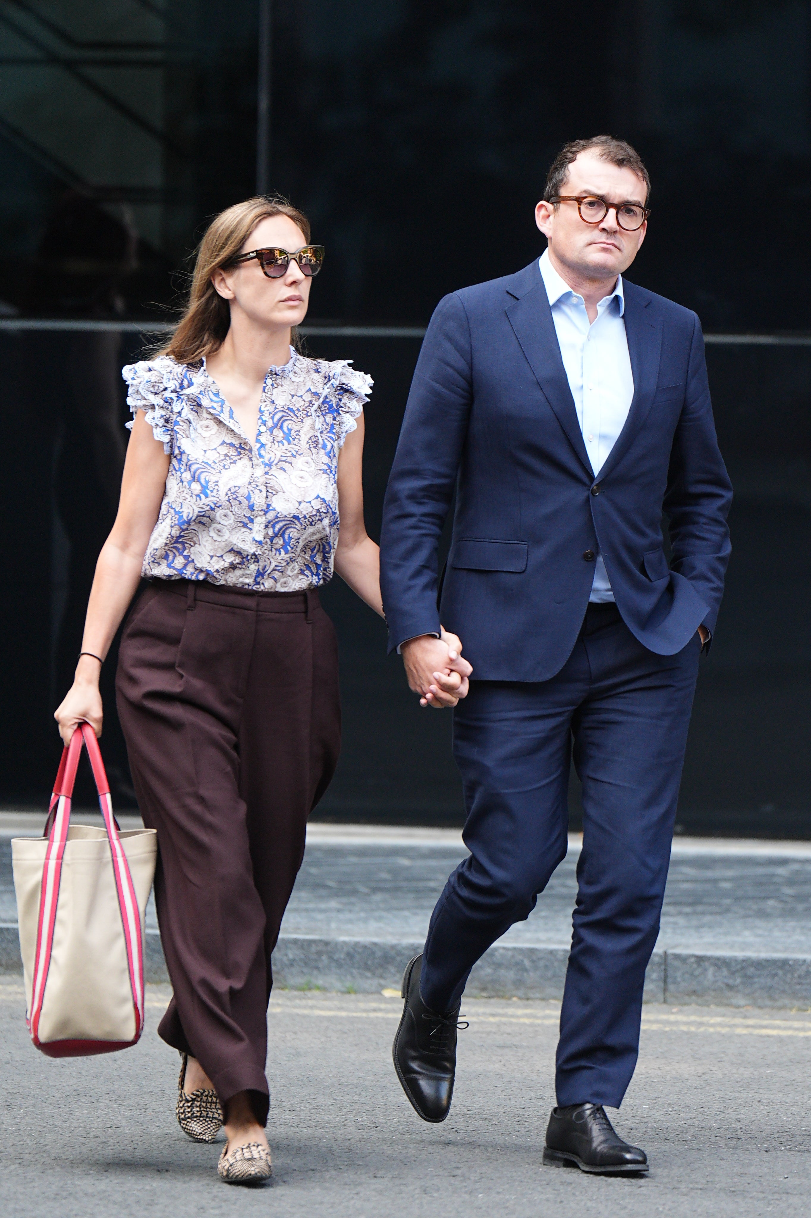 Patrick Spencer was supported in court by his wife Anna, and he broke down in tears as she gave evidence in his defence, praising his parenting skills and described him as a 'very nice man' (PA)
