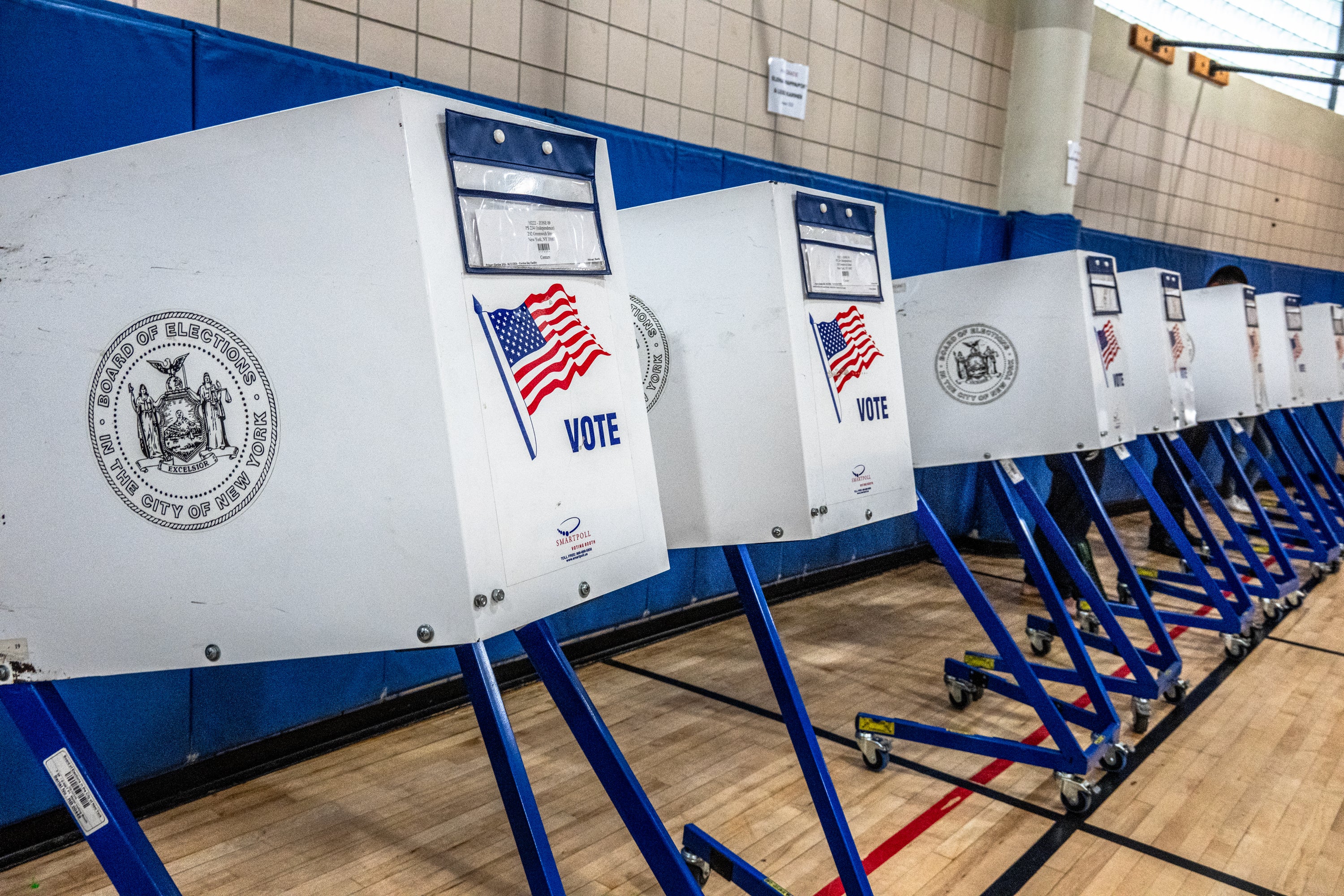 The Department of Homeland Security said it had identified 250,000 noncitizens on voter rolls in just four states, including New York, but did not clarify whether those people voted or how they obtained that information (Getty)