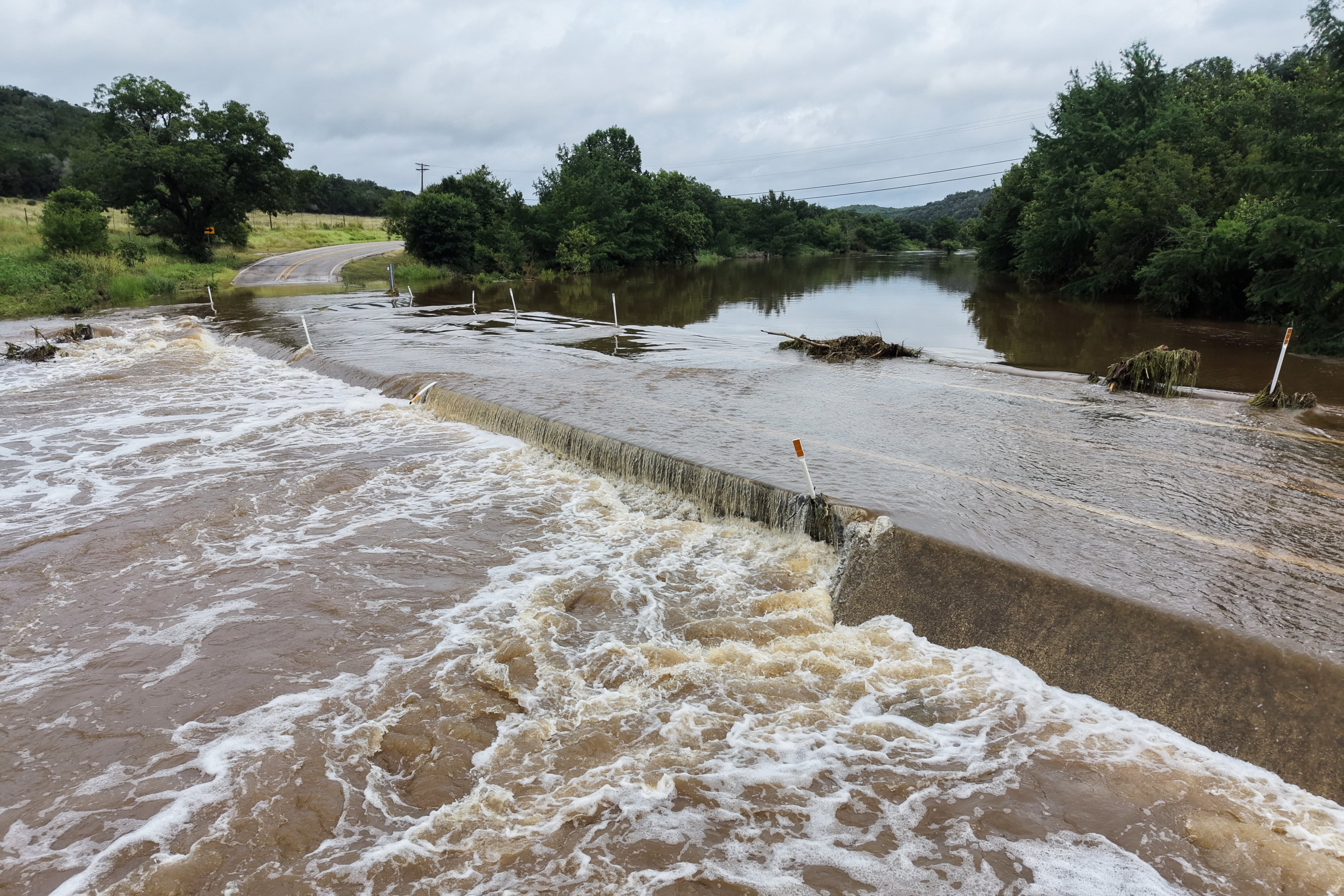 Two people are confirmed to have died in Texas in this week's floods