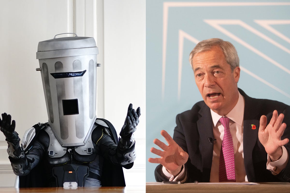 Farage e Coun Binface são um número recorde de candidatos Farage e Coun Binface são um número recorde de candidatos