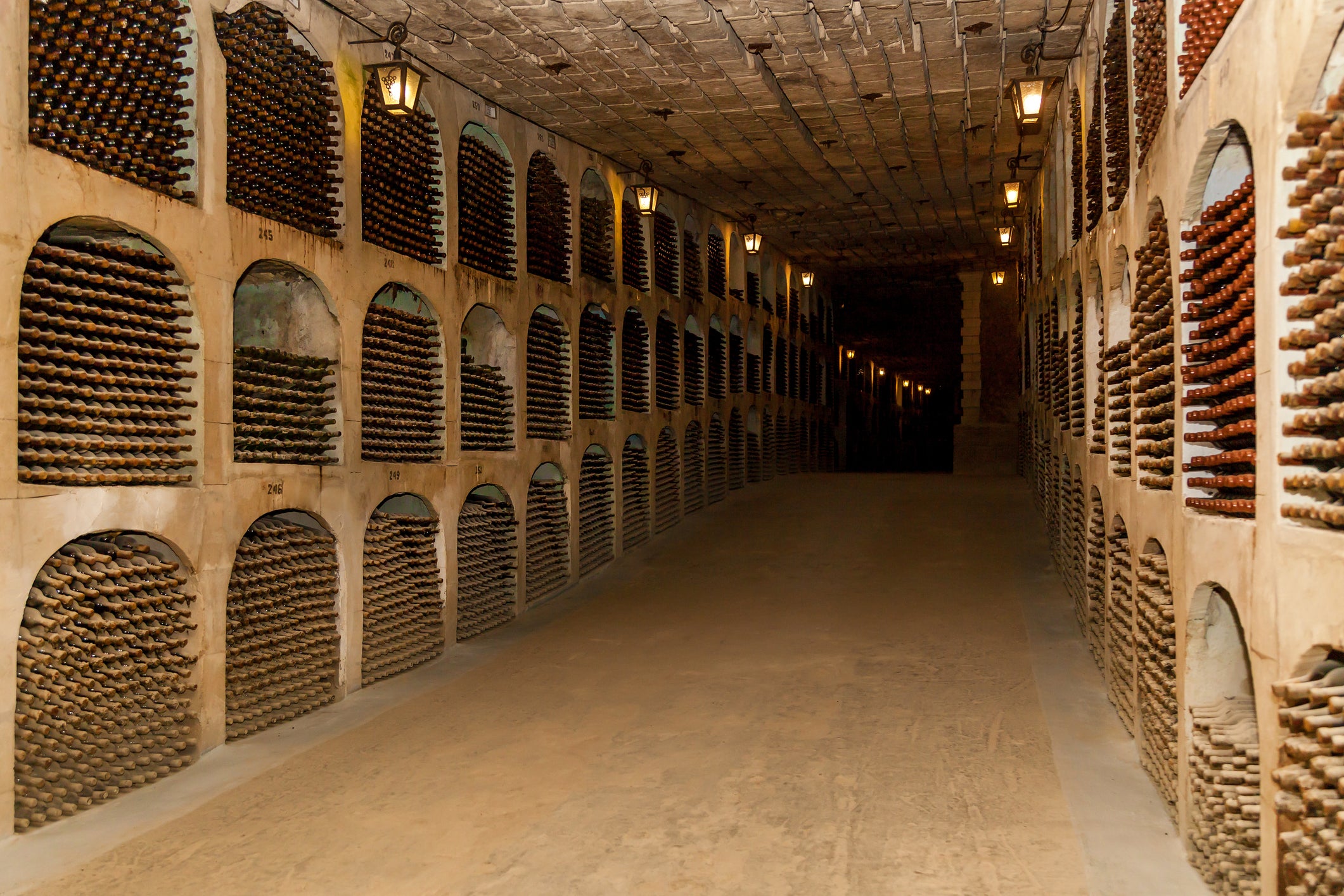 Moldova is home to the largest wine cellars in the world