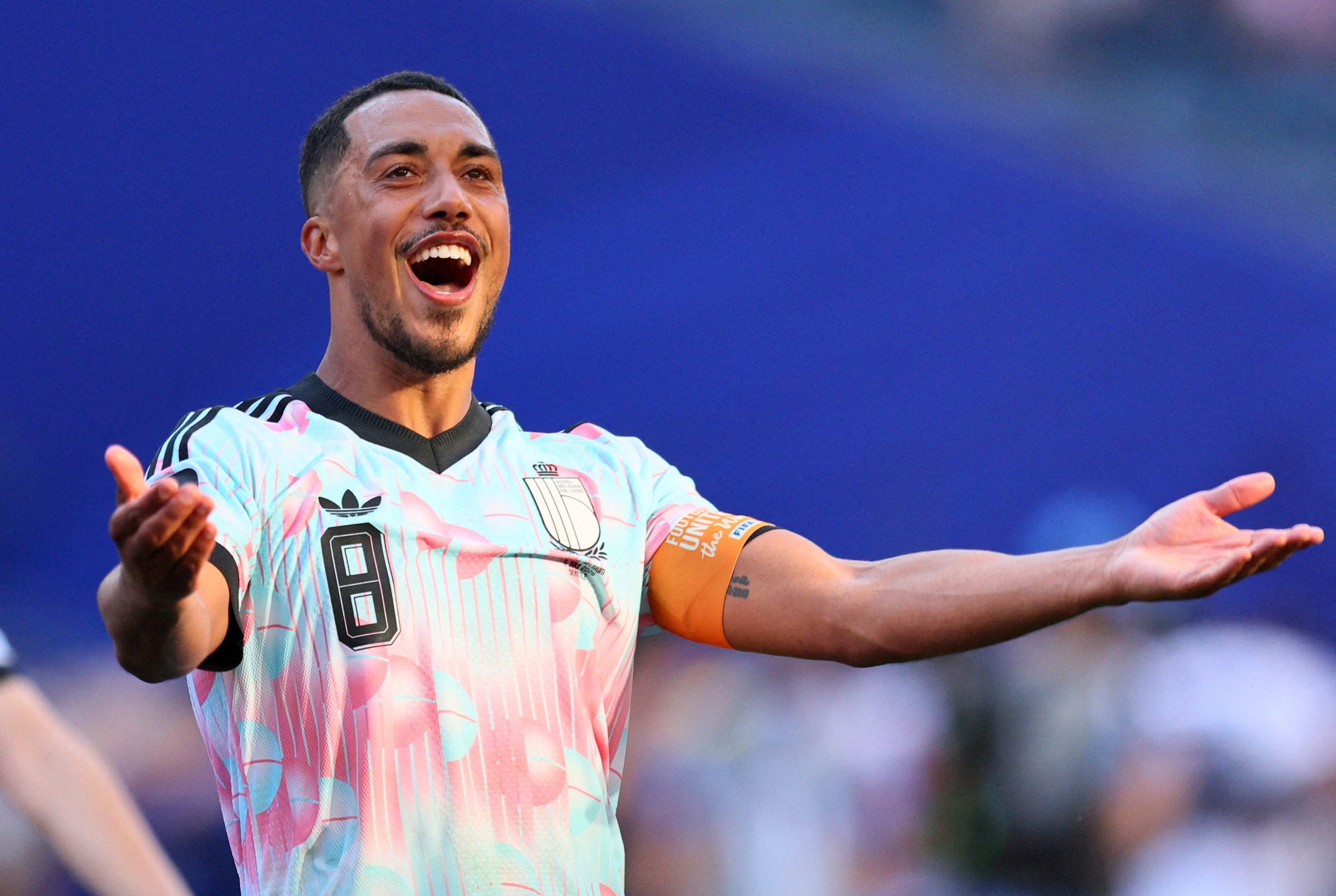 Belgium's Youri Tielemans in action at the World Cup 2026 (Reuters)