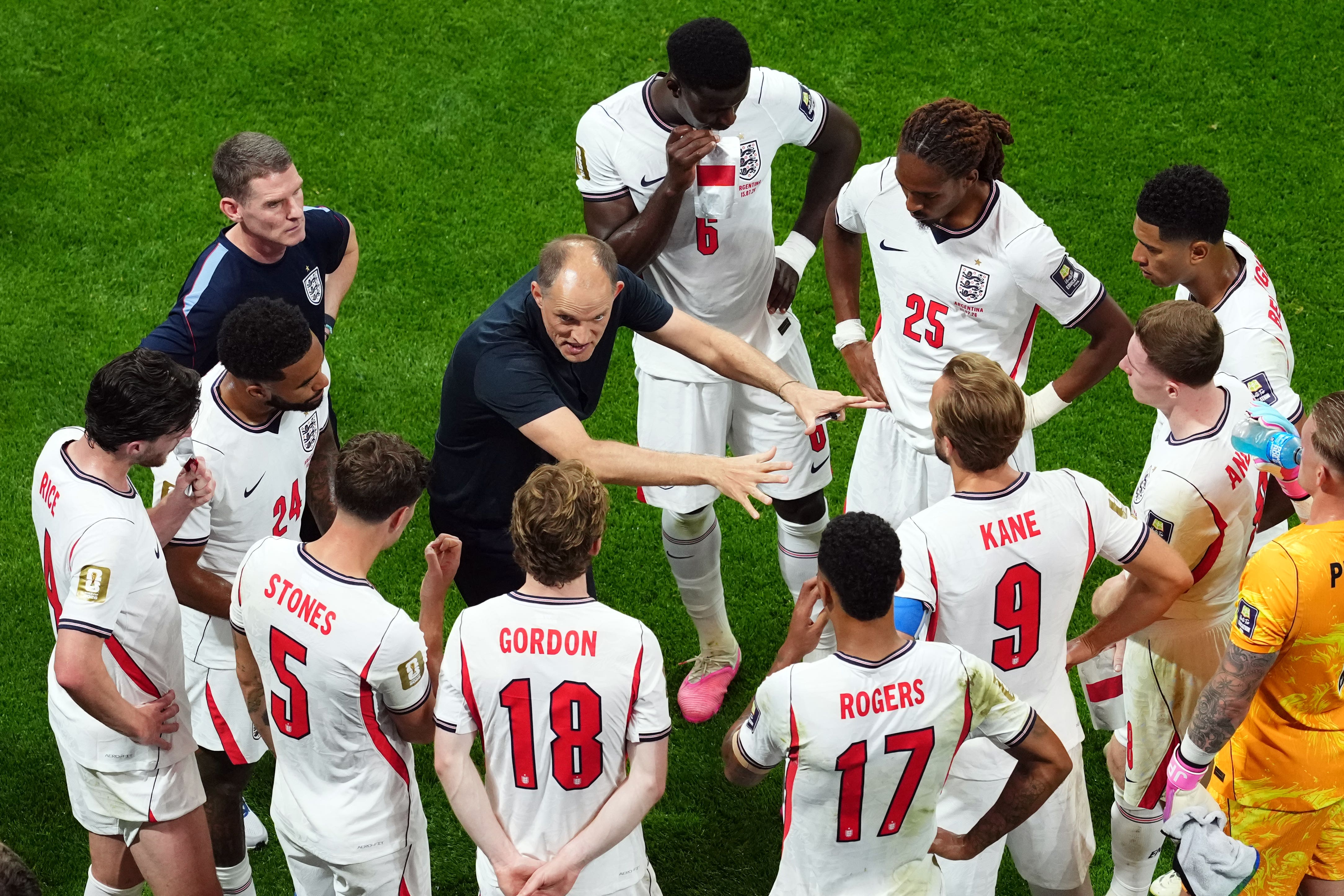 Tuchel has come under fire for his tactics in the semi-final loss to Argentina (Martin Rickett/PA) (PA Wire)