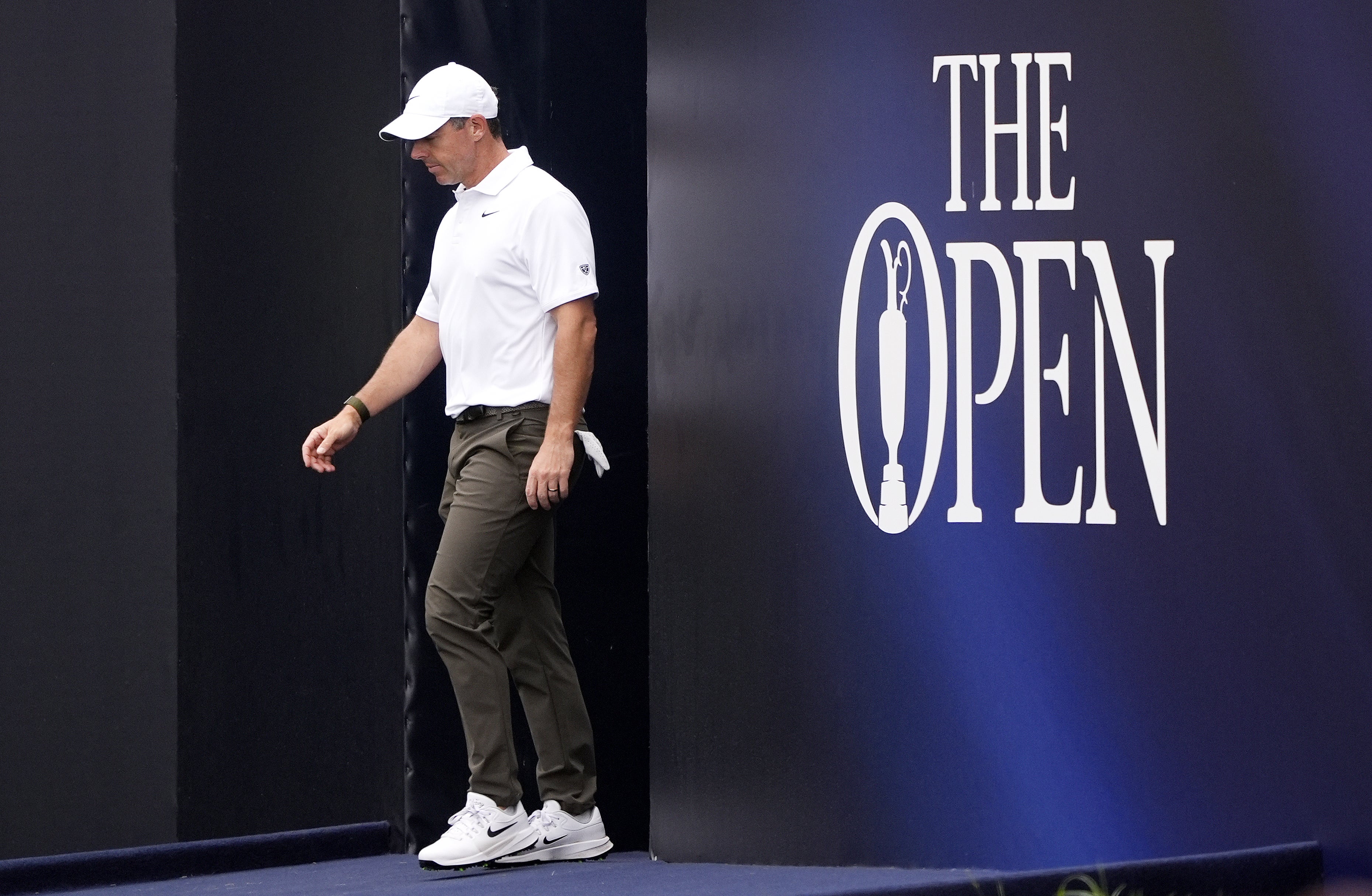 Rory McIlroy is struggling at Royal Birkdale (Peter Byrne/PA) (PA Wire)