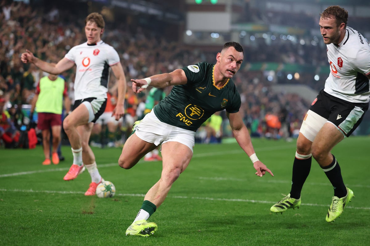 South Africa v Wales LIVE: Sloppy Springboks wasting chances but lead outclassed visitors