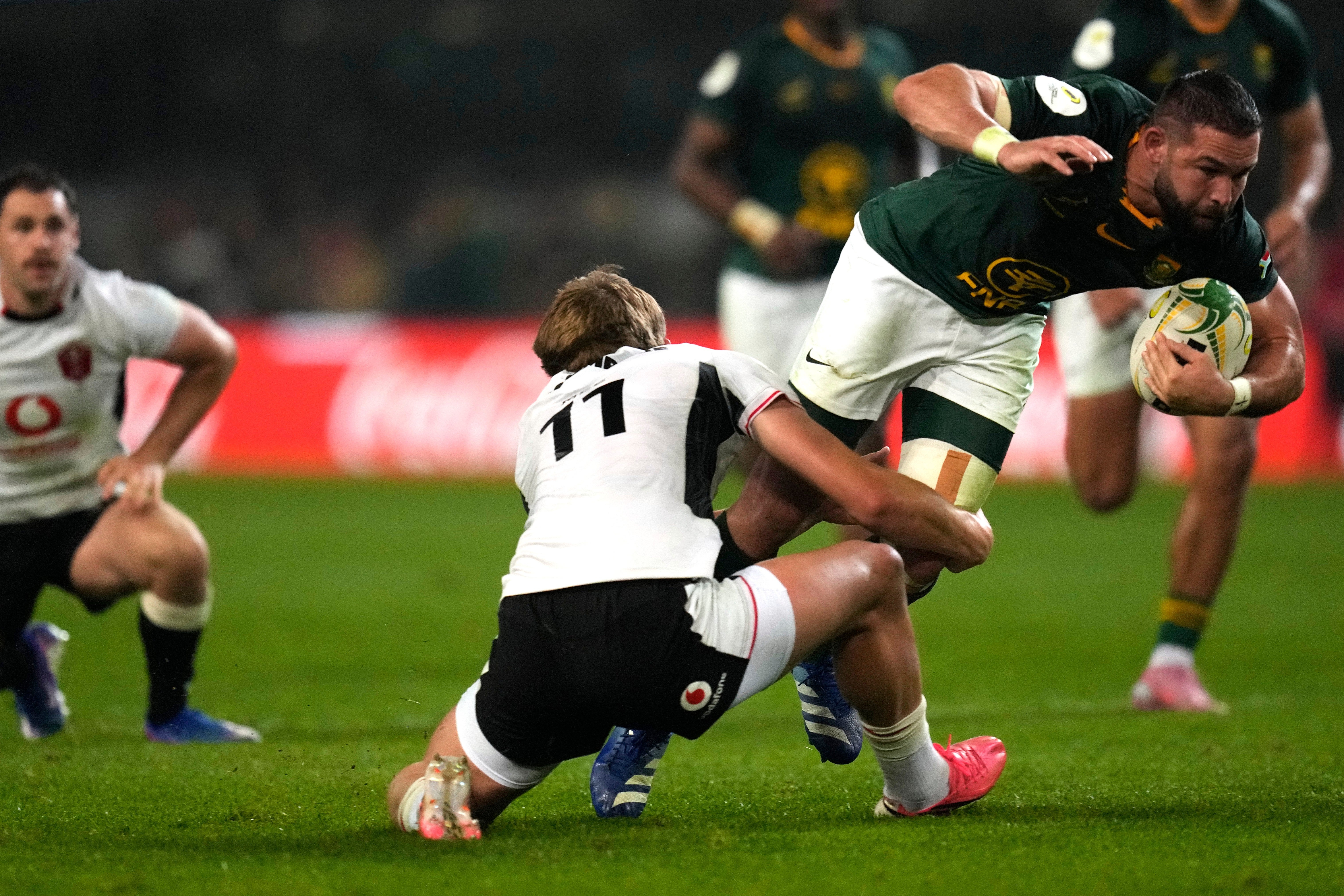 Wales could not stay with the Springboks but showed good fight (PA)
