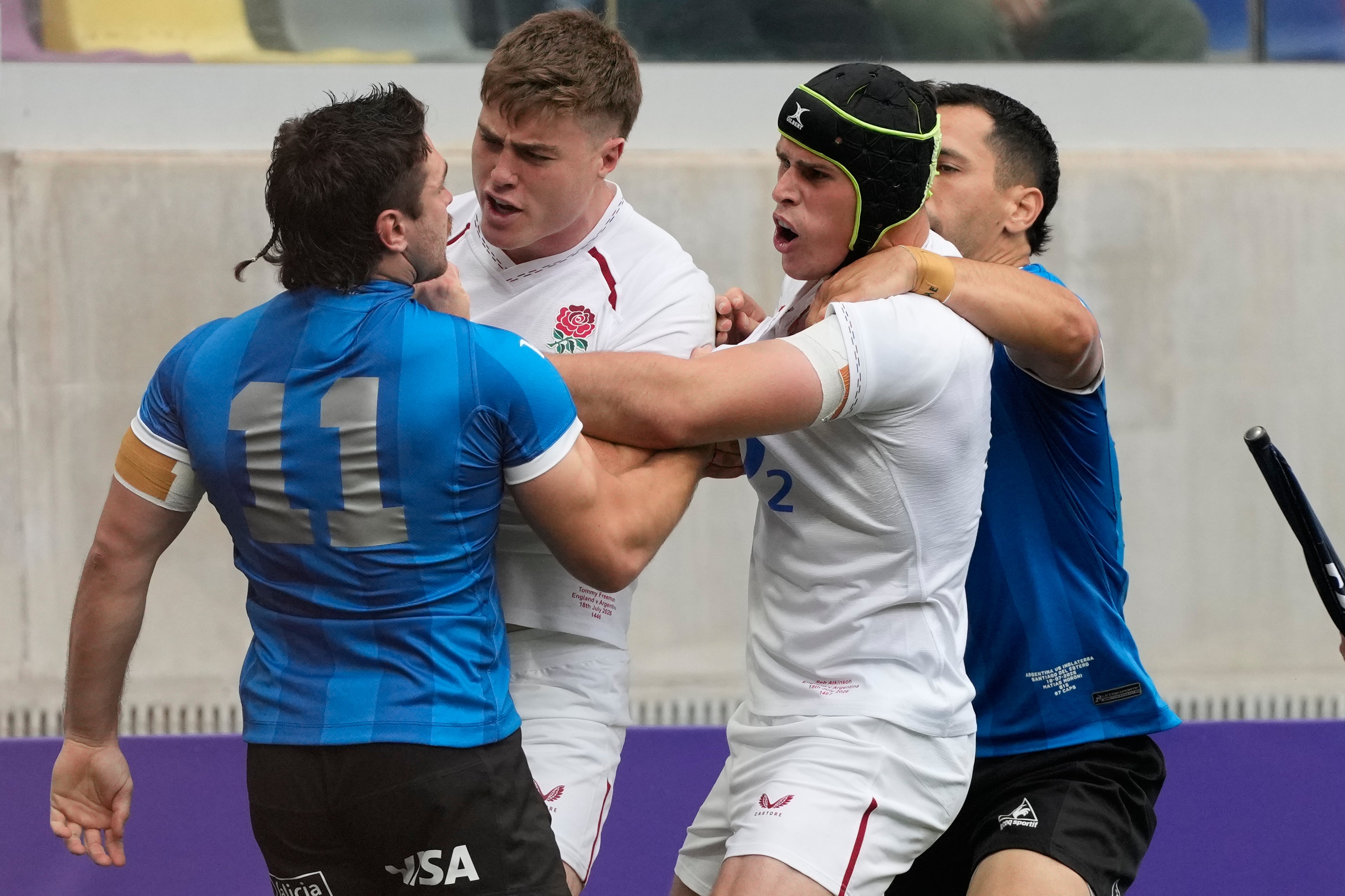 Argentina and England clashed in Santiago del Estero (AP)