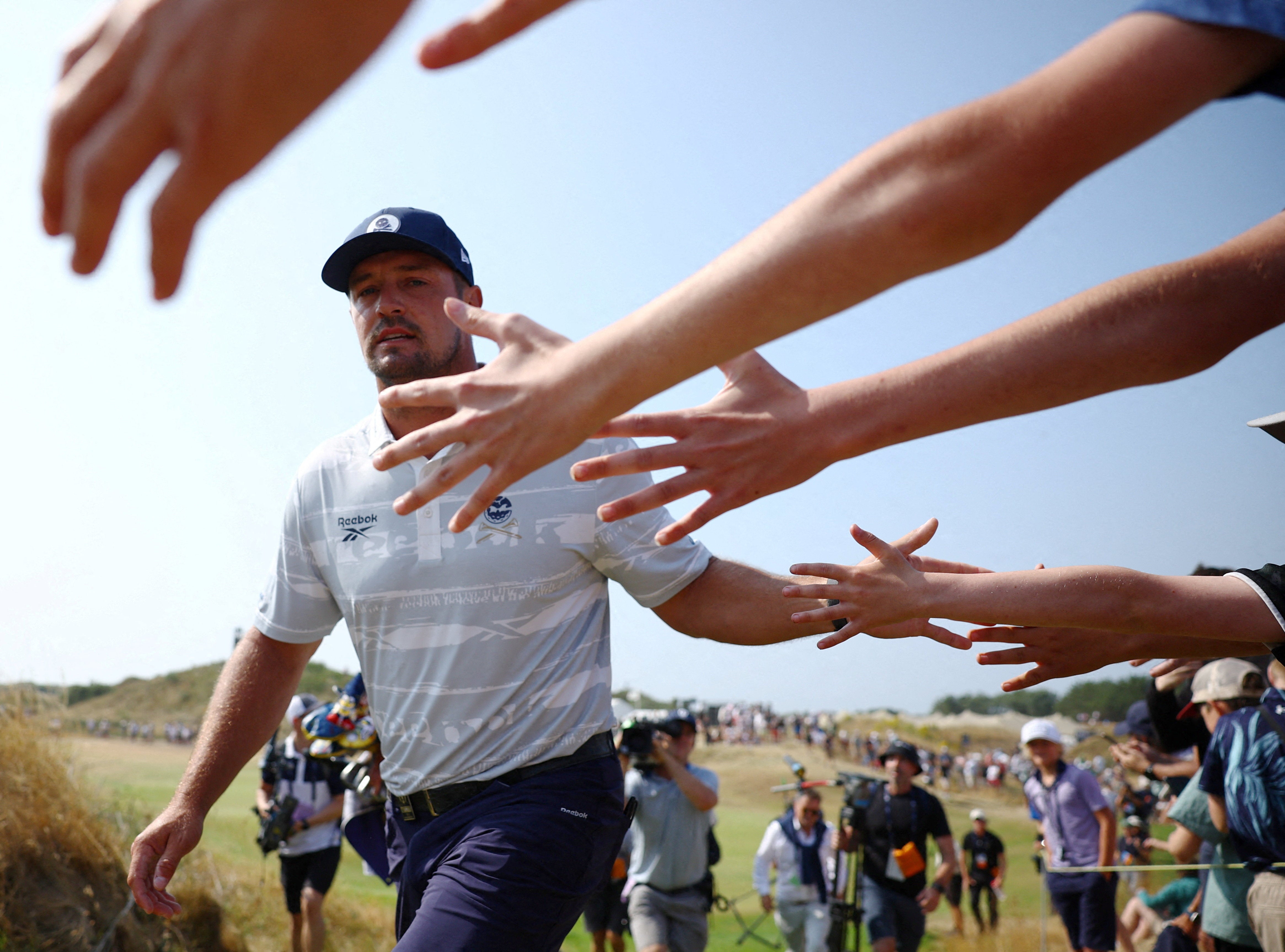 DeChambeau received plenty of support from the fans