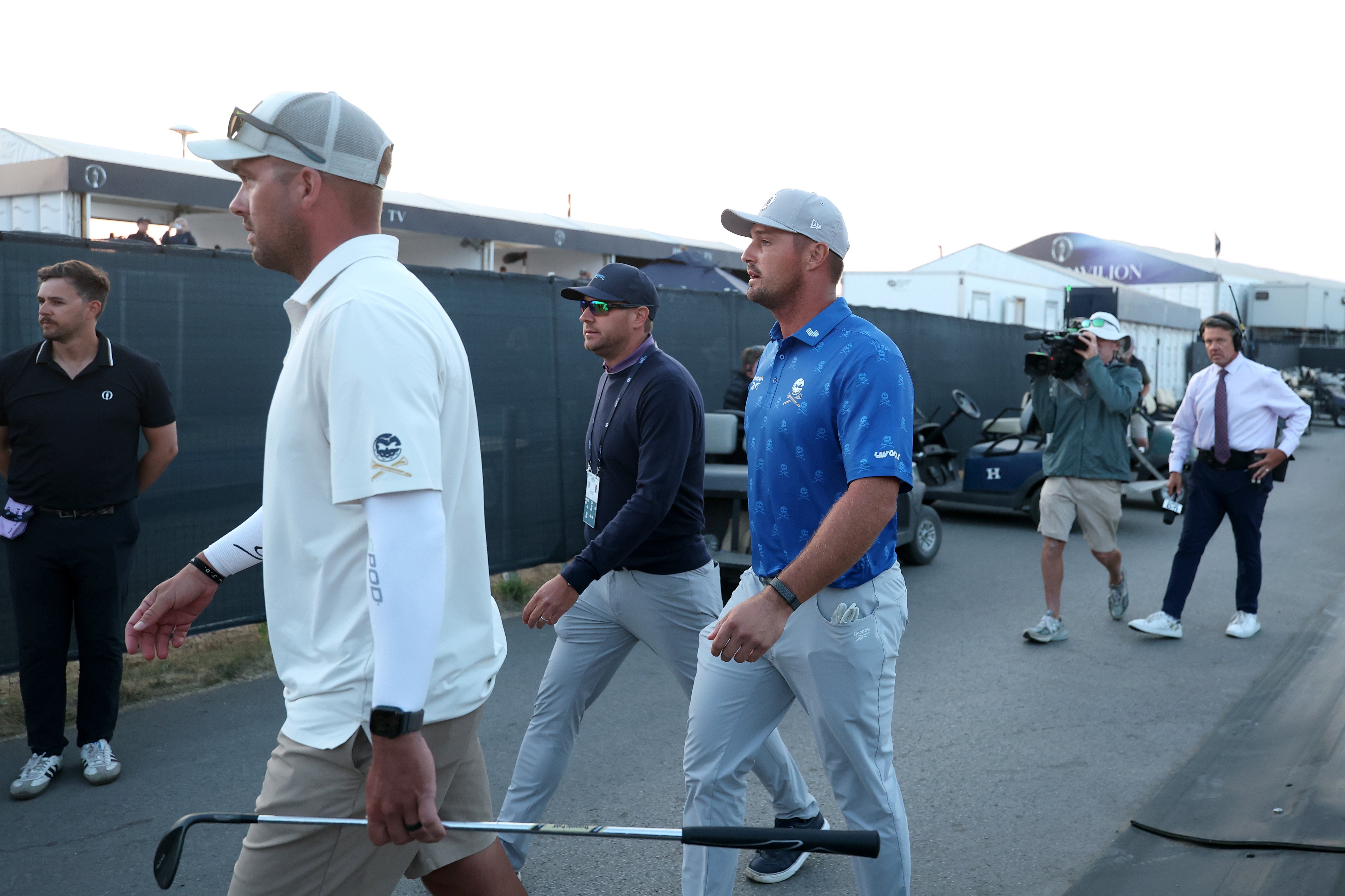 DeChambeau had been unhappy with the rules officials on Friday